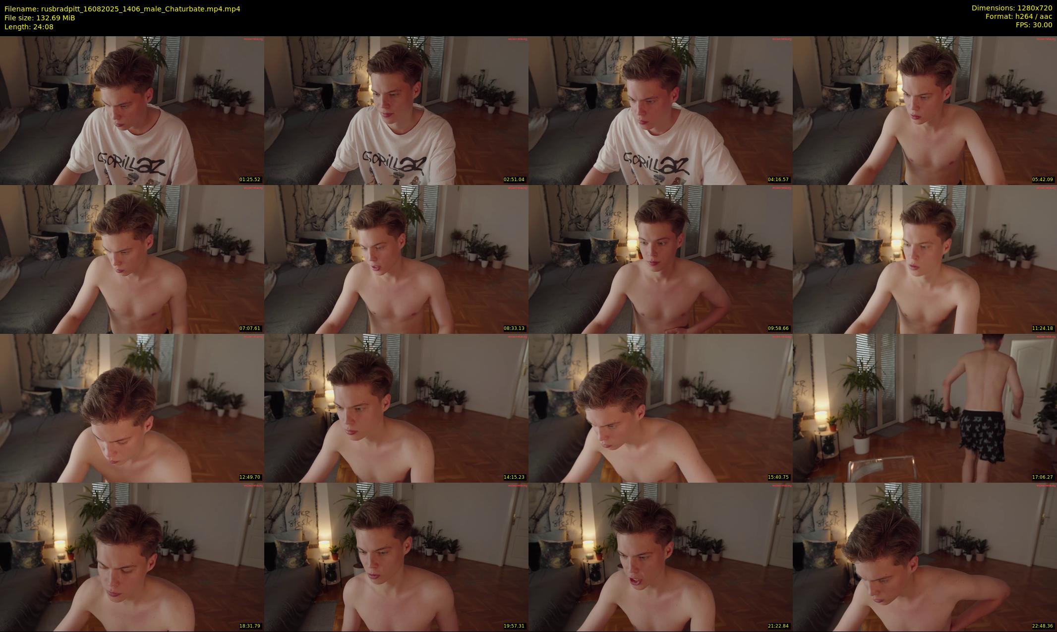 rusbradpitt — 25 minute Chaturbate male cam show recording, 720p, Aug 16, 2025