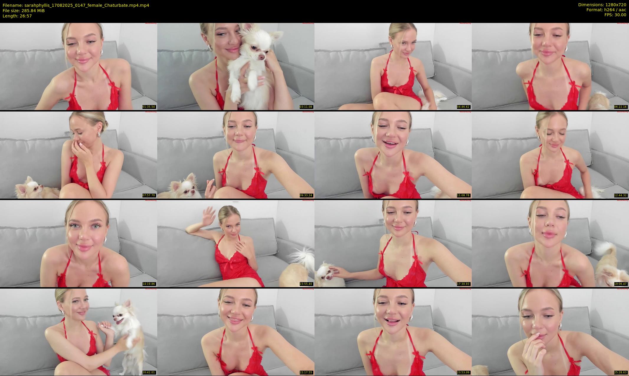 sarahphyllis — 27 minute Chaturbate female cam show recording, 720p, Aug 17, 2025