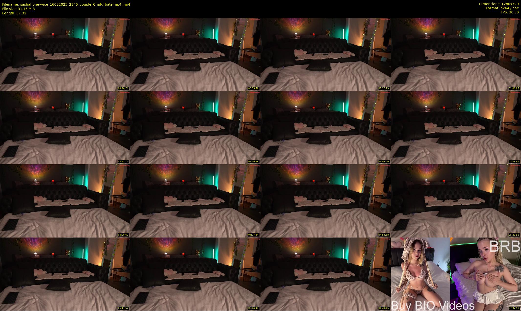 sashahoneyvice — 8 minute Chaturbate female cam show recording, 720p, Aug 16, 2025