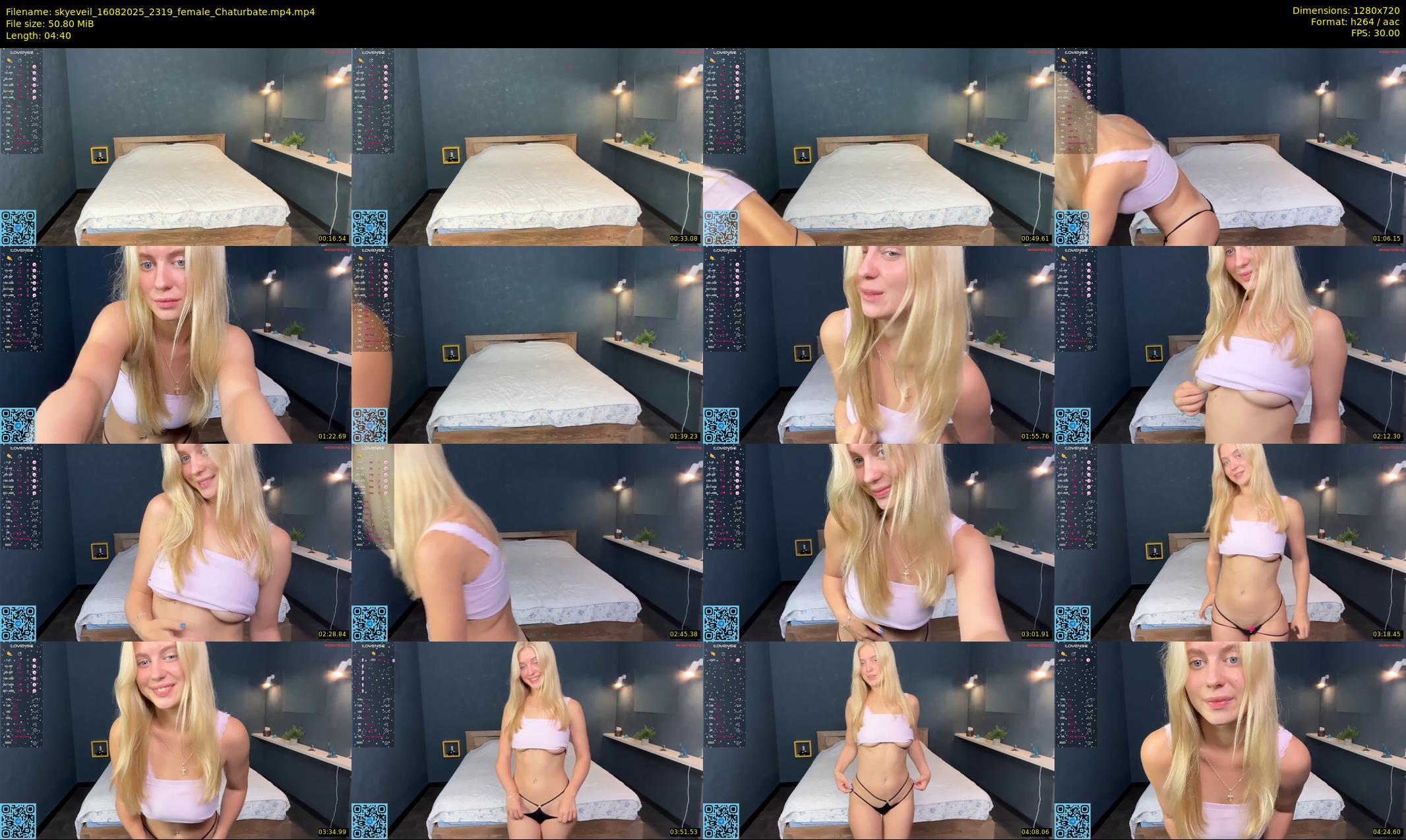 skyeveil — 5 minute Chaturbate female cam show recording, 720p, Aug 16, 2025
