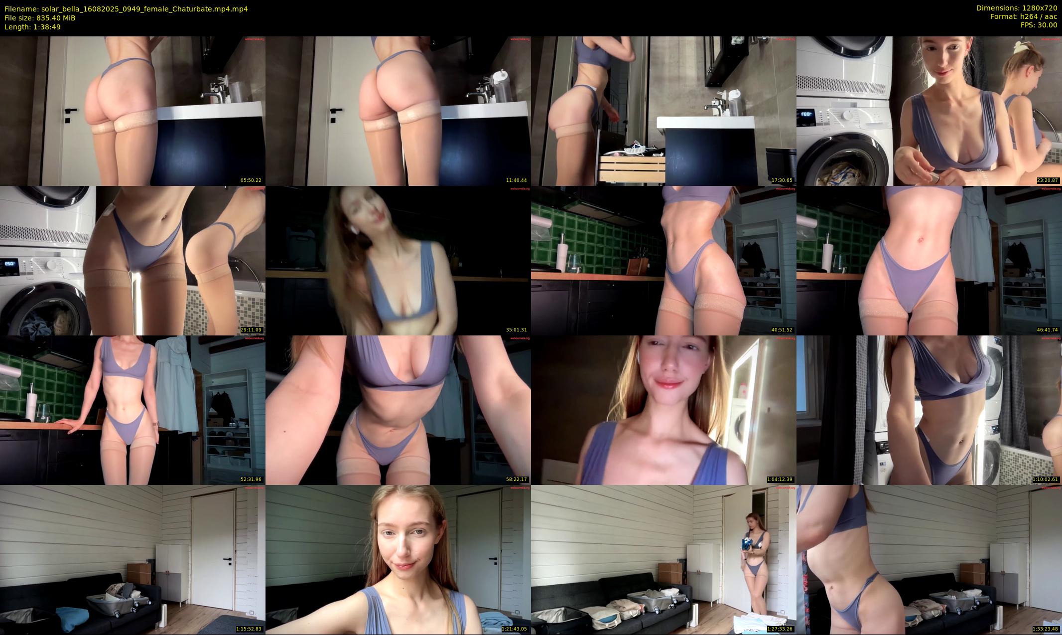 solar_bella — 99 minute Chaturbate female cam show recording, 720p, Aug 16, 2025