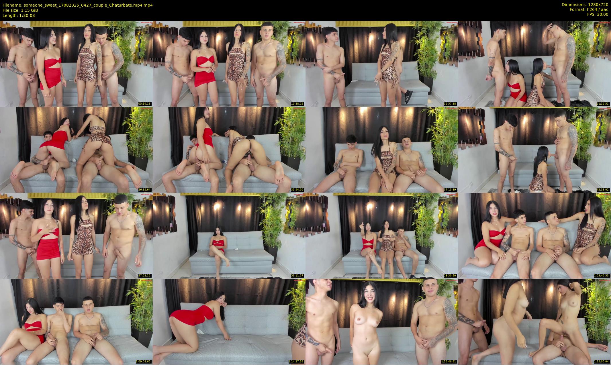 someone_sweet — 91 minute Chaturbate couple cam show recording, 720p, Aug 17, 2025