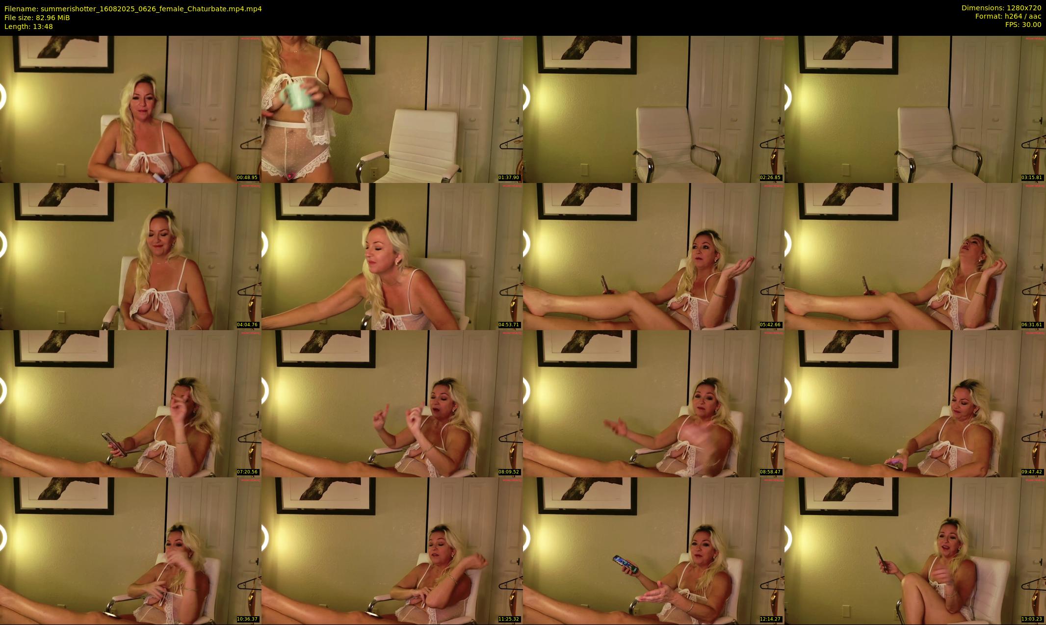 summerishotter — 14 minute Chaturbate female cam show recording, 720p, Aug 16, 2025