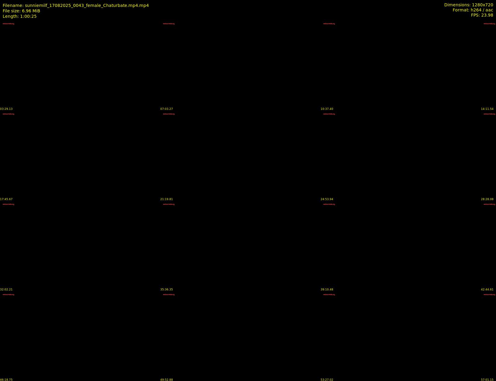 sunniemilf — 61 minute Chaturbate female cam show recording, 720p, Aug 17, 2025