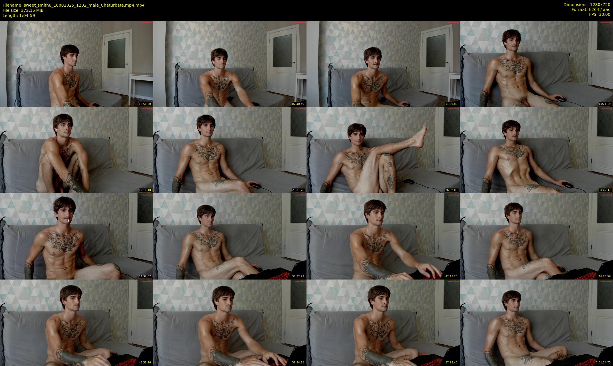 sweet_smith8 — 65 minute Chaturbate male cam show recording, 720p, Aug 16, 2025