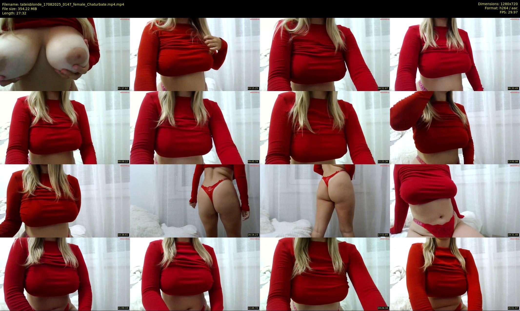 tateisblonde — 28 minute Chaturbate female cam show recording, 720p, Aug 17, 2025