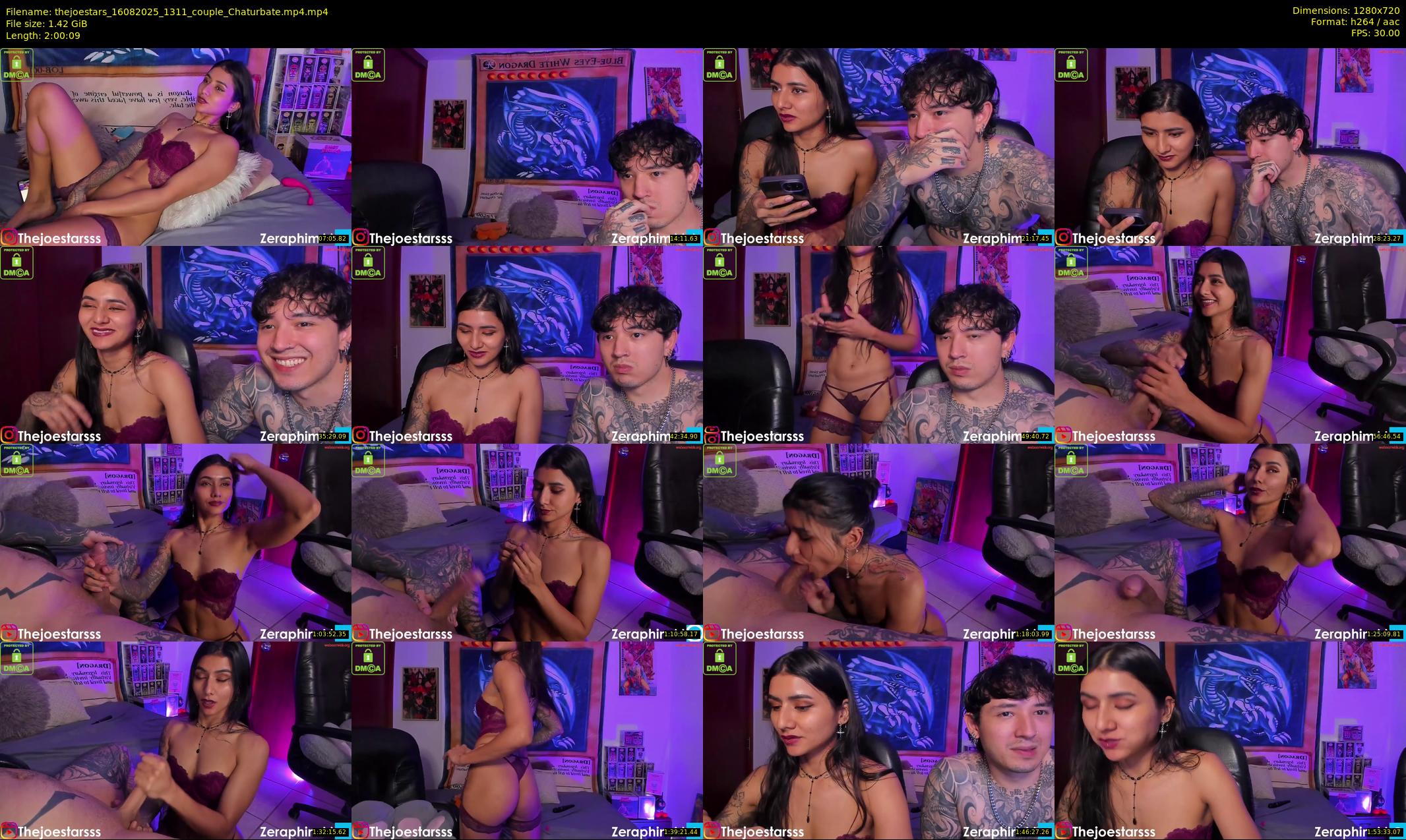 thejoestars — 121 minute Chaturbate couple cam show recording, 720p, Aug 16, 2025