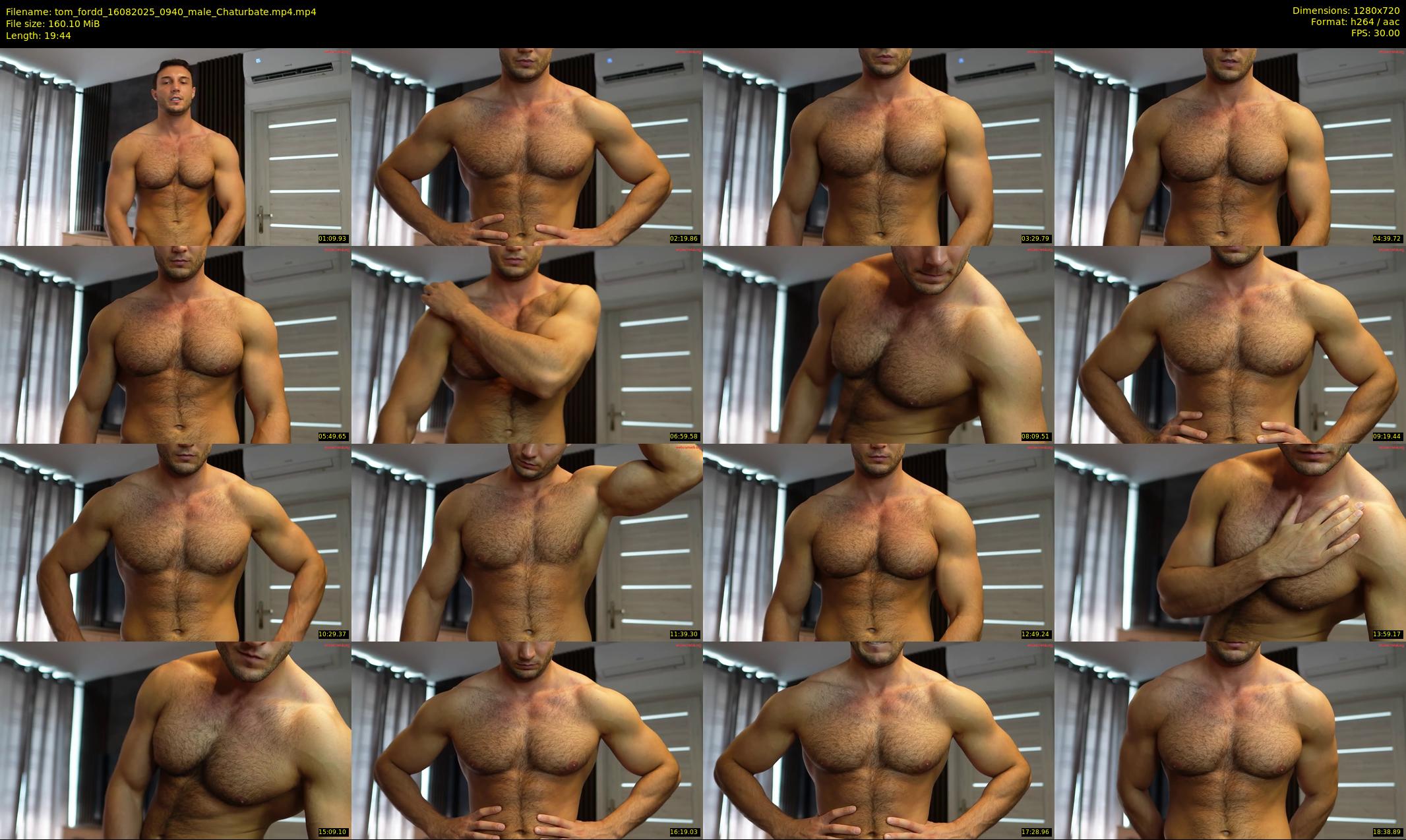tom_fordd — 20 minute Chaturbate male cam show recording, 720p, Aug 16, 2025