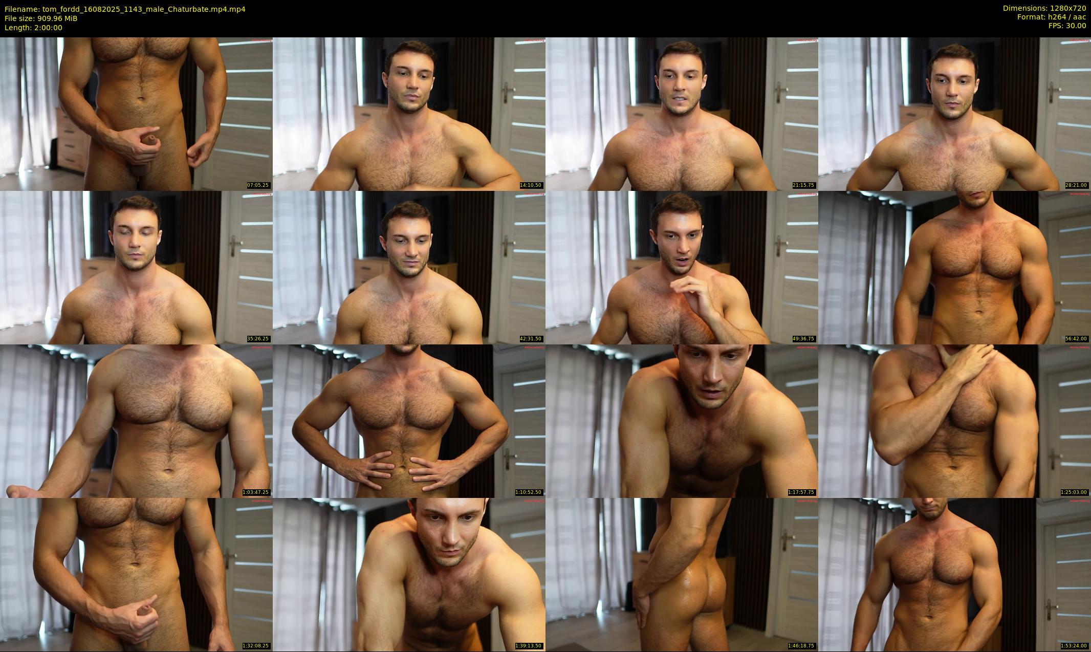 tom_fordd — 120 minute Chaturbate male cam show recording, 720p, Aug 16, 2025