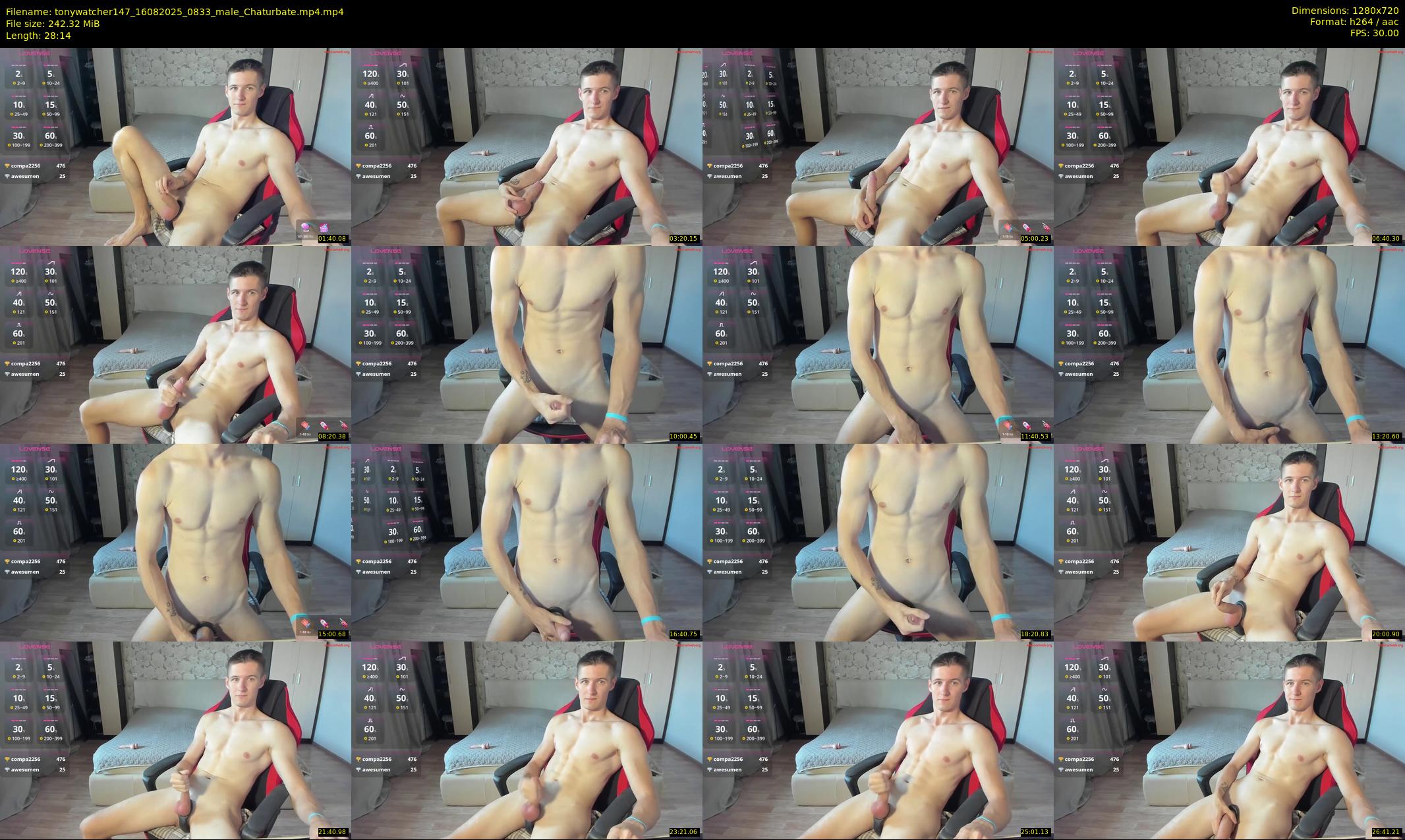 tonywatcher147 — 29 minute Chaturbate male cam show recording, 720p, Aug 16, 2025