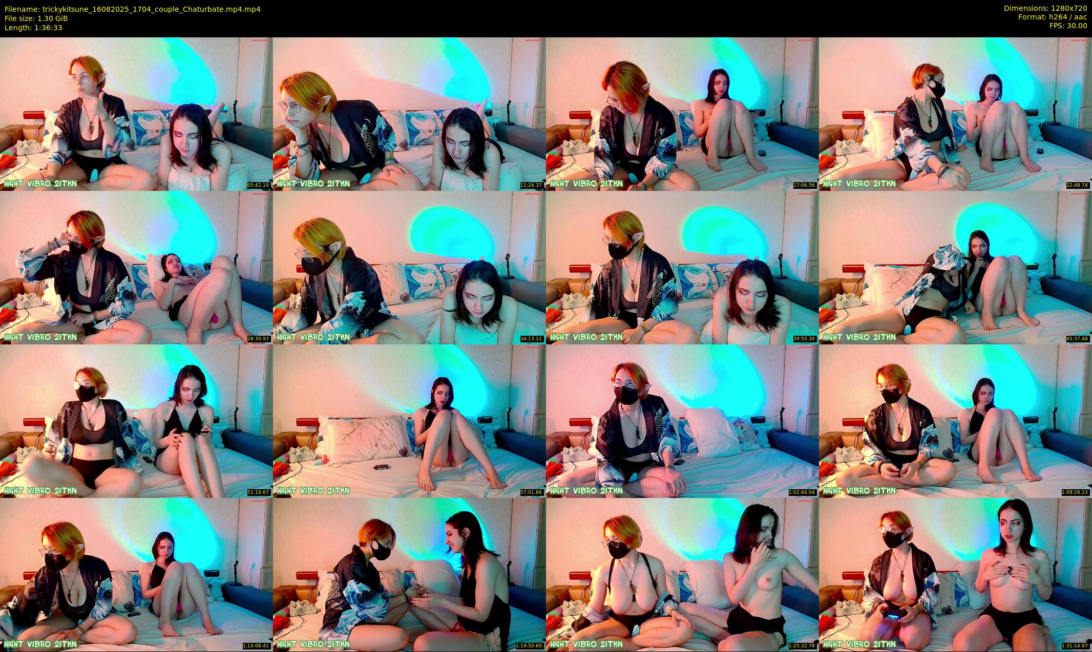 trickykitsune — 97 minute Chaturbate female cam show recording, 720p, Aug 16, 2025