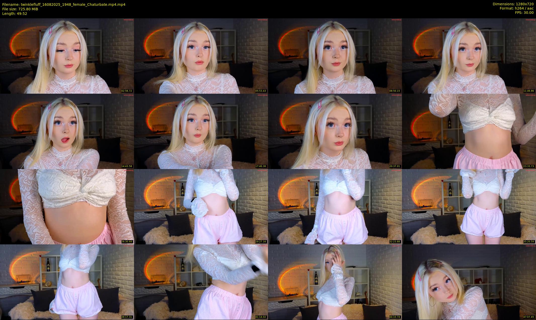 twinklefluff — 50 minute Chaturbate female cam show recording, 720p, Aug 16, 2025