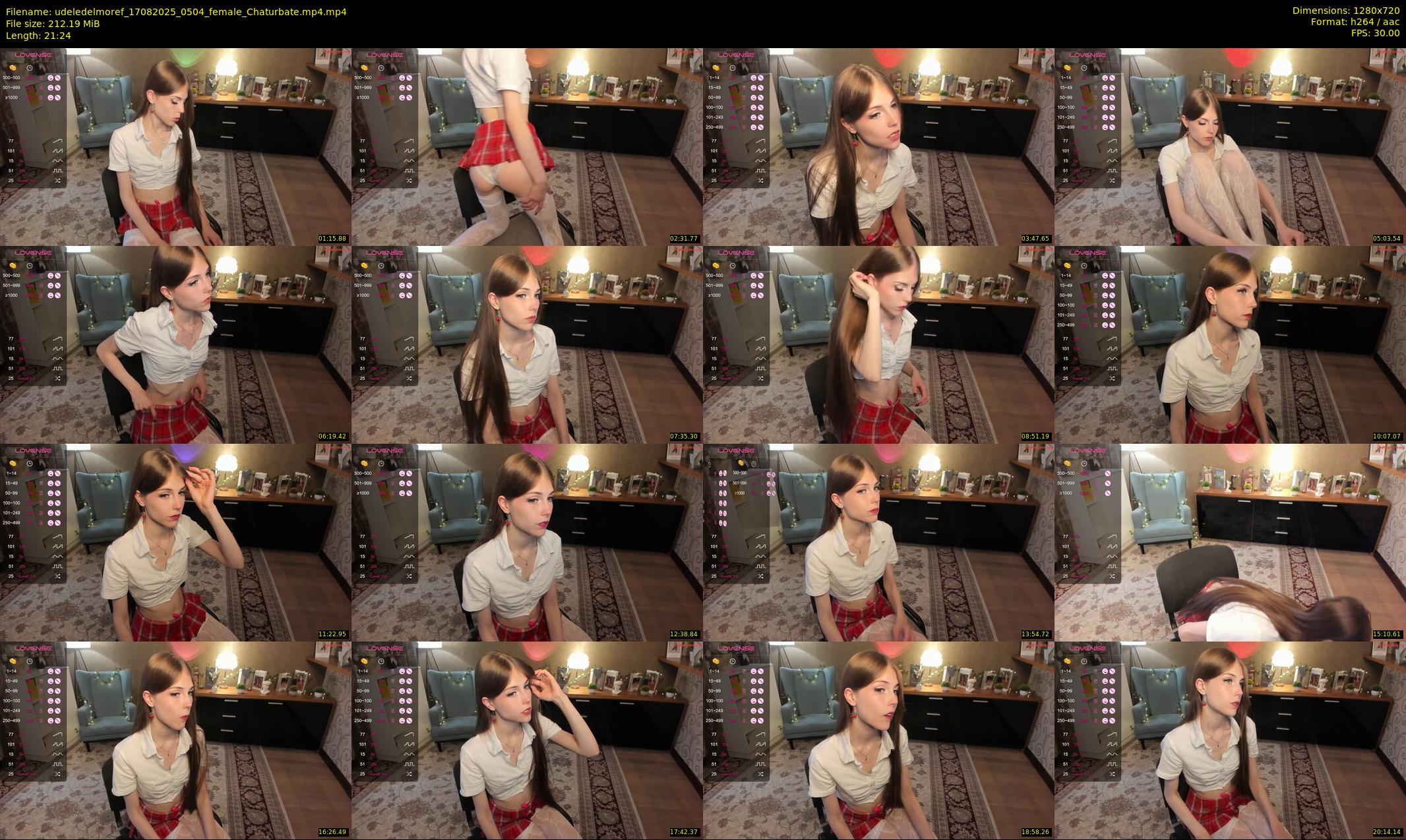 udeledelmoref — 22 minute Chaturbate female cam show recording, 720p, Aug 17, 2025