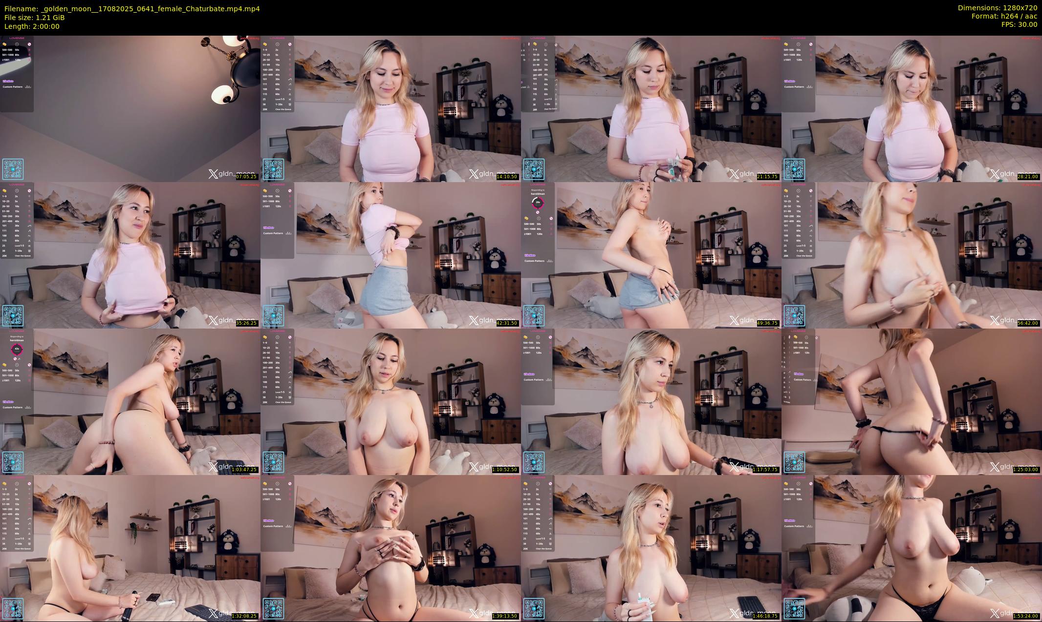 _golden_moon_ — 120 minute Chaturbate female cam show recording, 720p, Aug 17, 2025