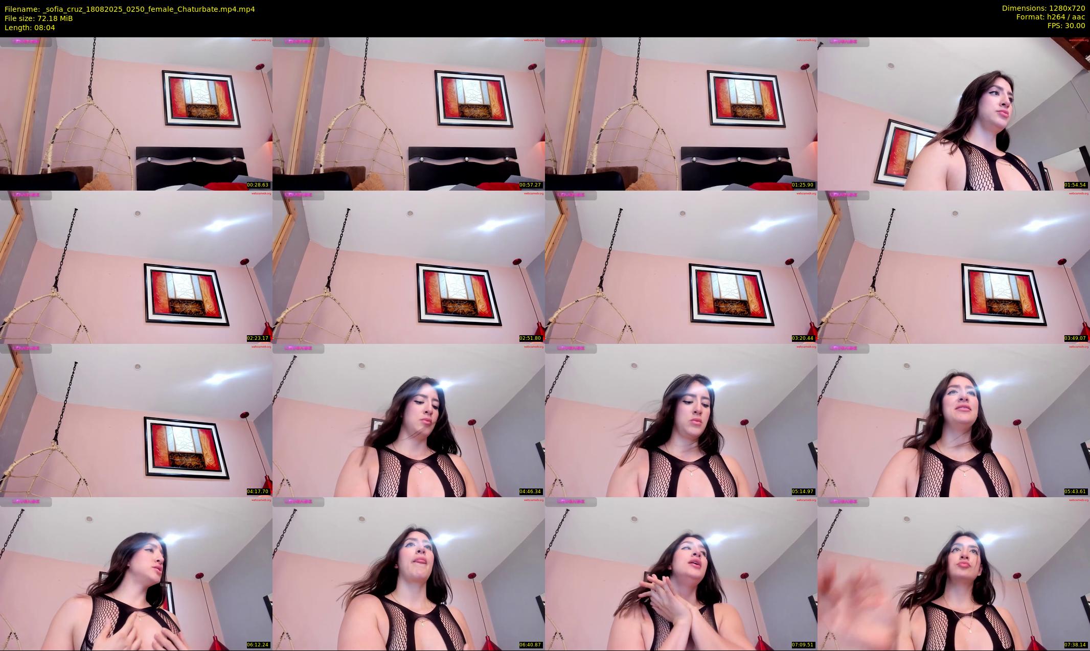 _sofia_cruz — 9 minute Chaturbate female cam show recording, 720p, Aug 18, 2025