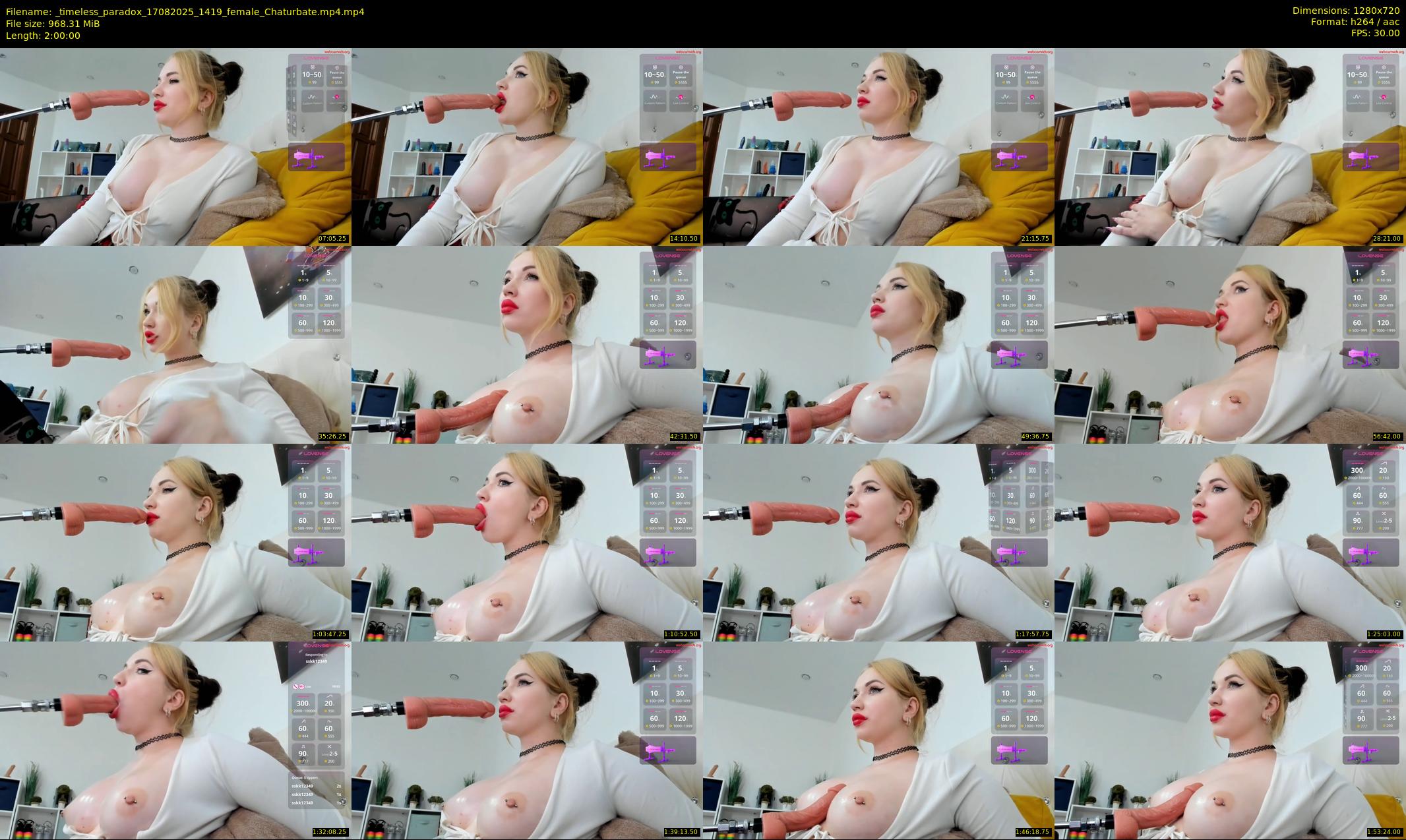 _timeless_paradox — 120 minute Chaturbate female cam show recording, 720p, Aug 17, 2025