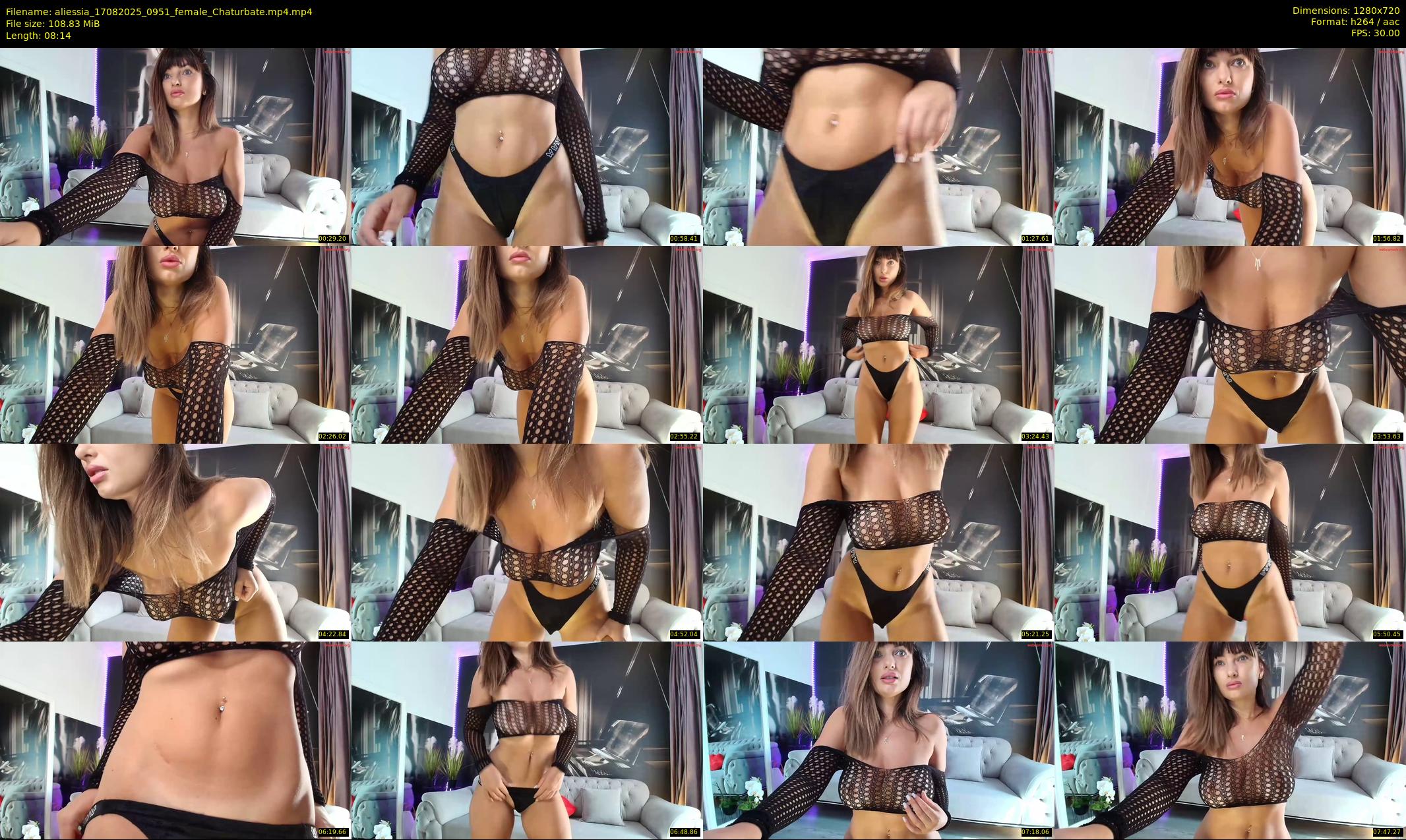 aliessia — 9 minute Chaturbate female cam show recording, 720p, Aug 17, 2025