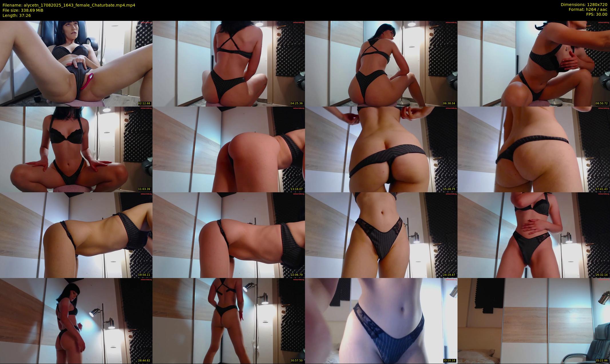 alycetn — 38 minute Chaturbate female cam show recording, 720p, Aug 17, 2025