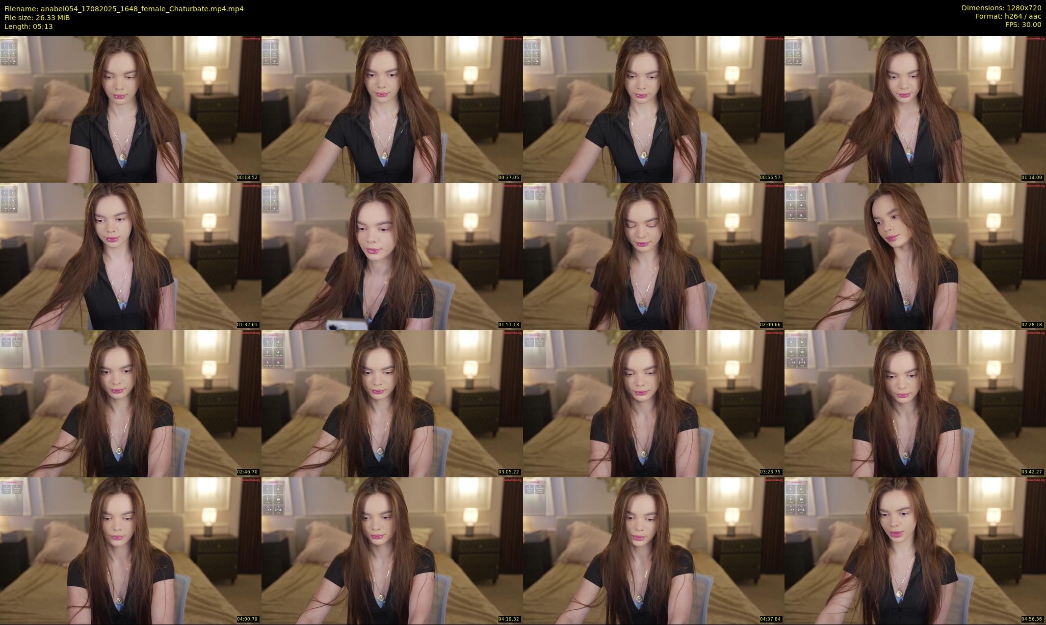 anabel054 — 6 minute Chaturbate female cam show recording, 720p, Aug 17, 2025