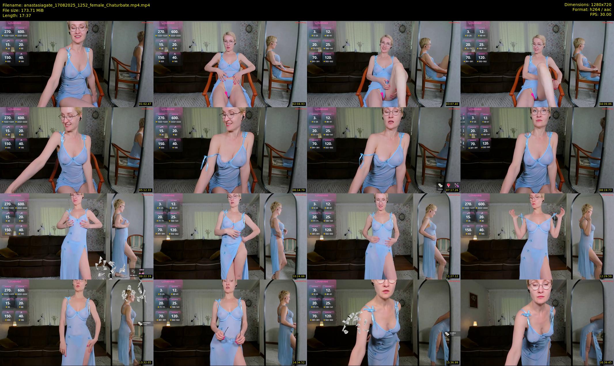 anastasiagate — 18 minute Chaturbate female cam show recording, 720p, Aug 17, 2025