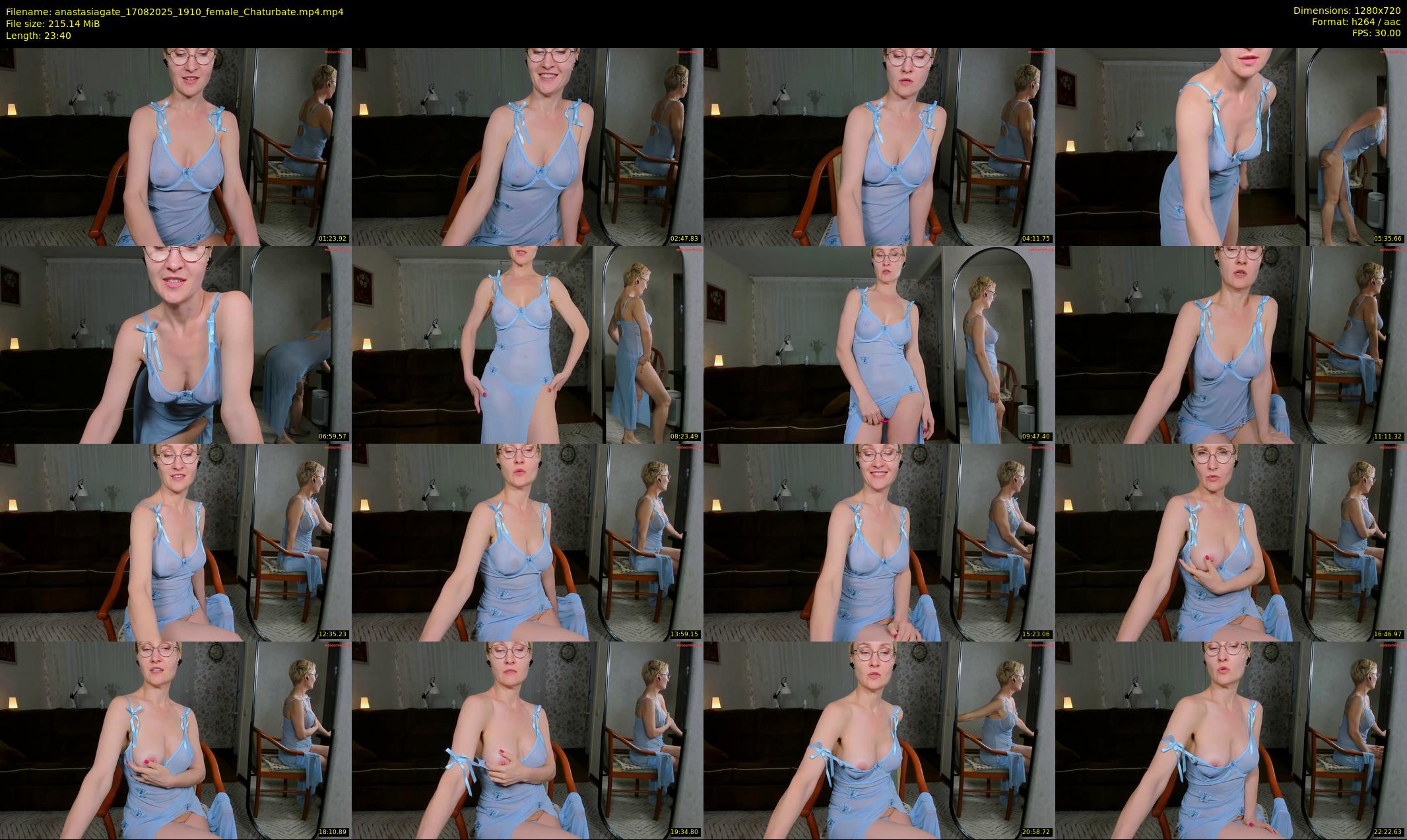 anastasiagate — 24 minute Chaturbate female cam show recording, 720p, Aug 17, 2025