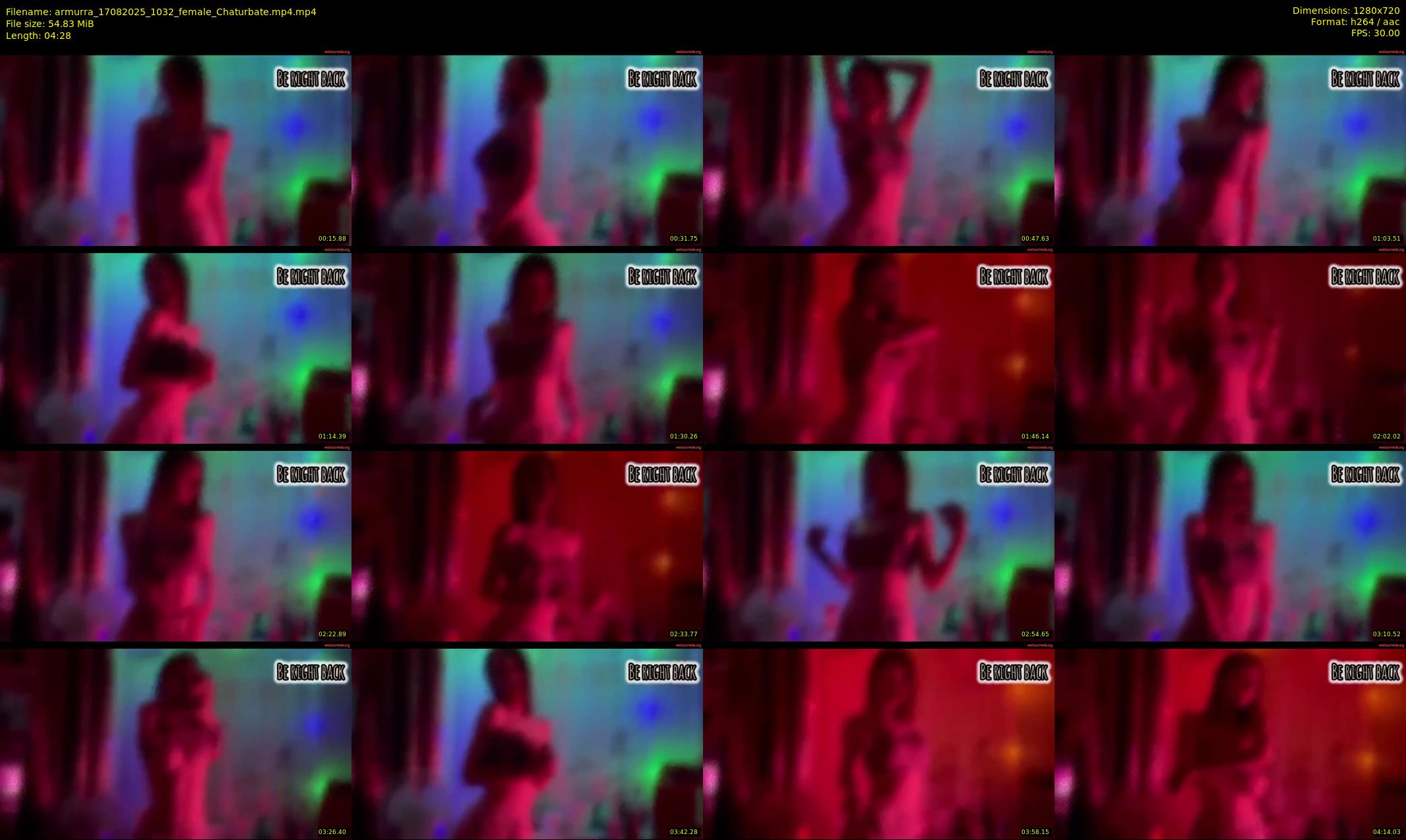 armurra — 5 minute Chaturbate female cam show recording, 720p, Aug 17, 2025