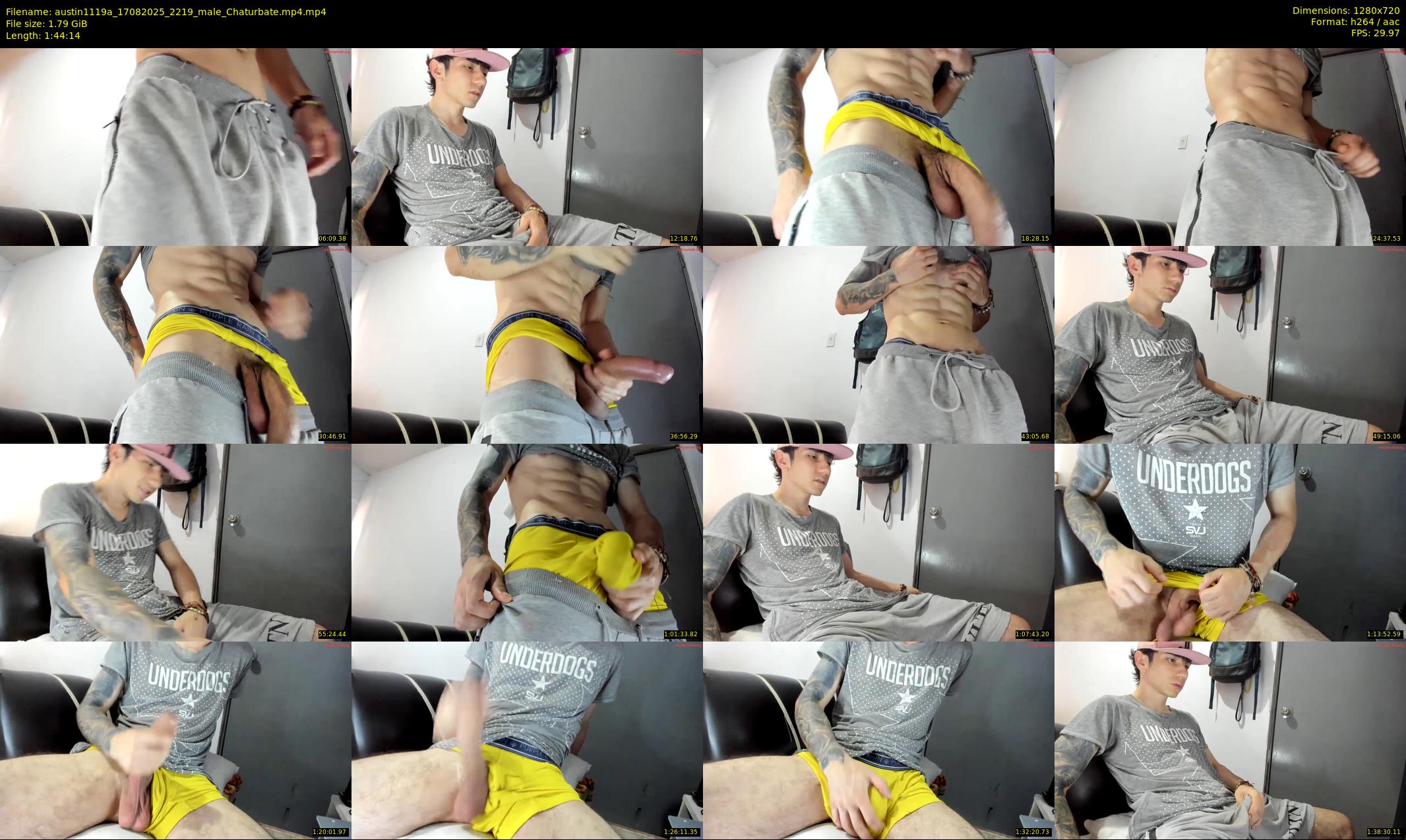 austin1119a — 105 minute Chaturbate male cam show recording, 720p, Aug 17, 2025