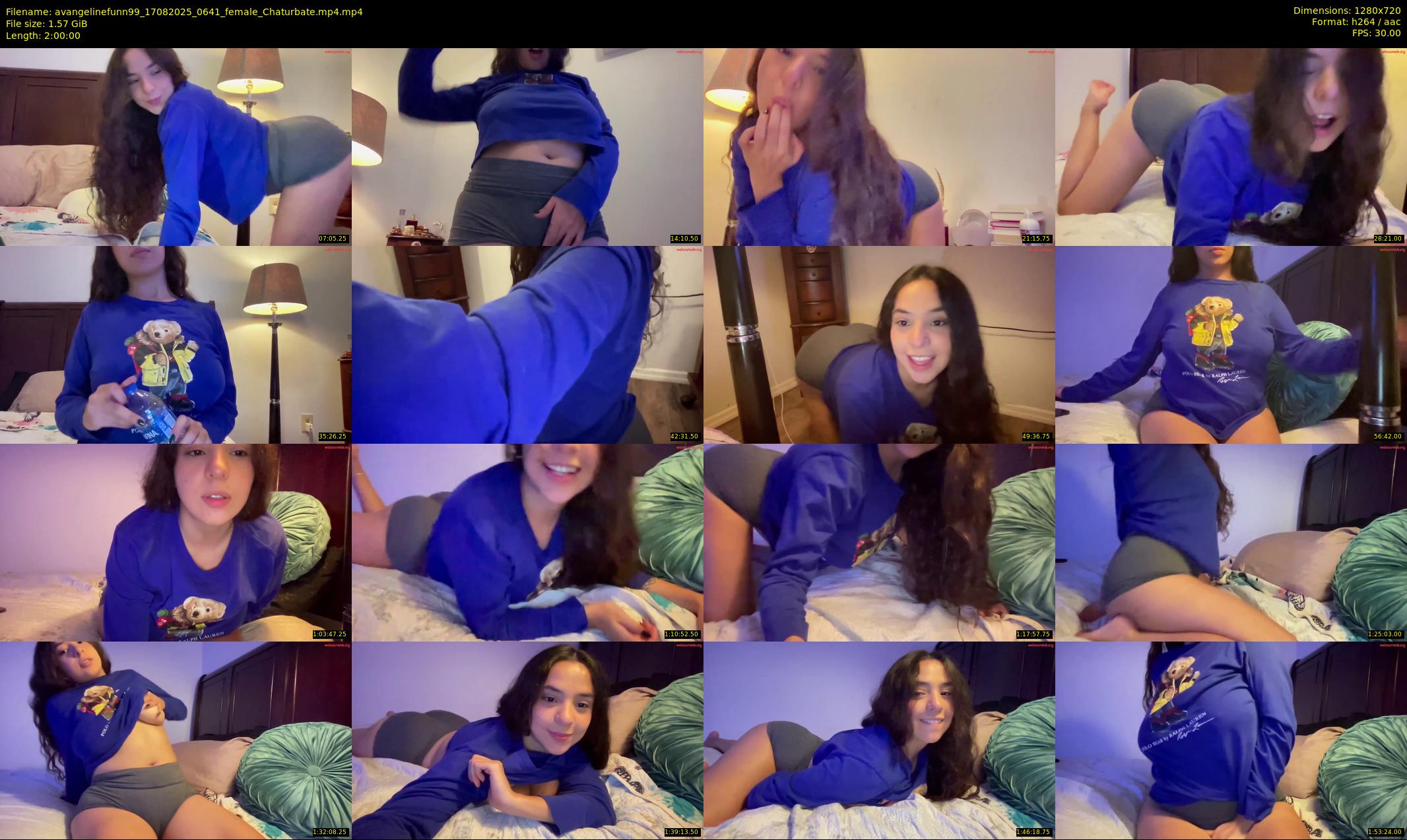 avangelinefunn99 — 120 minute Chaturbate female cam show recording, 720p, Aug 17, 2025