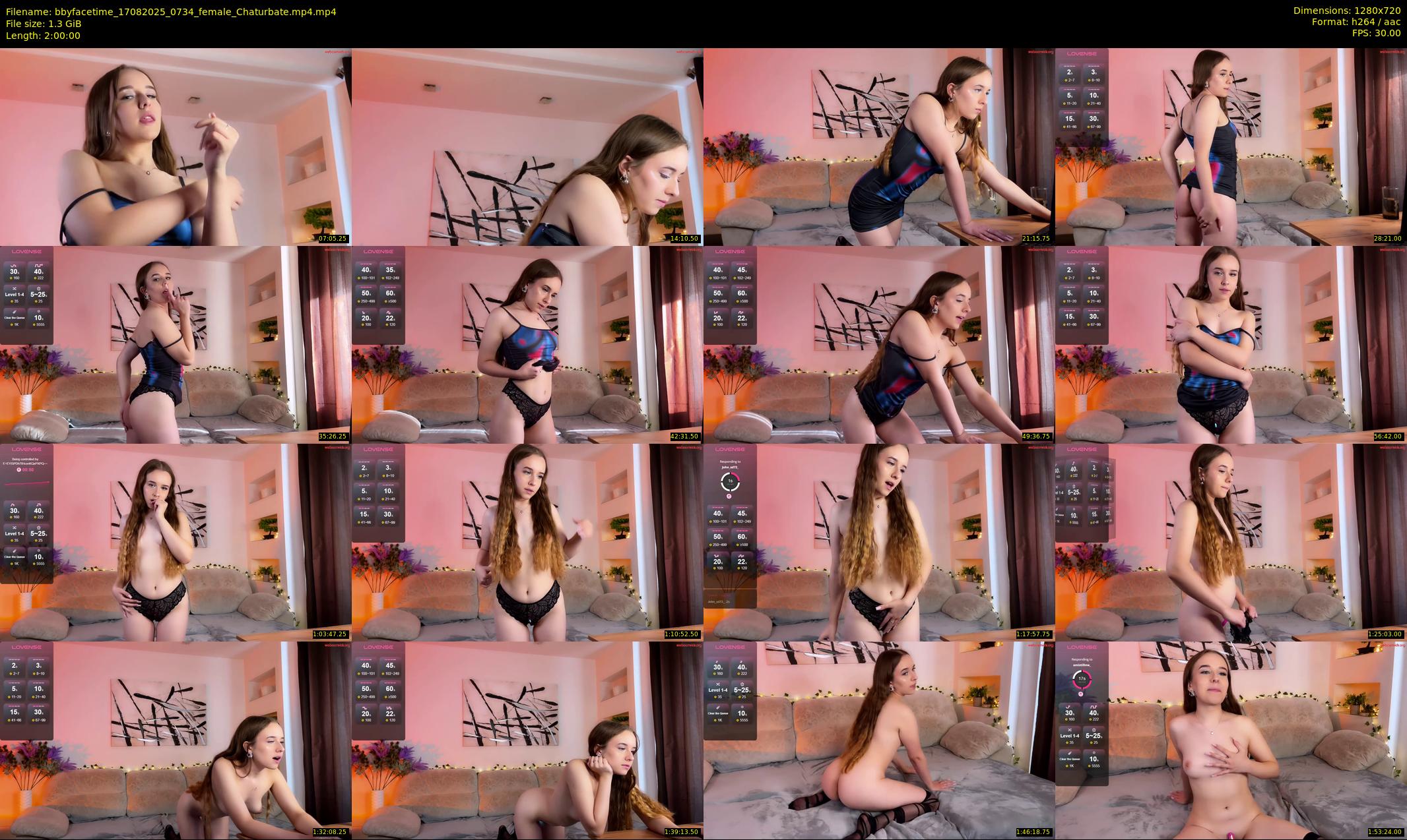bbyfacetime — 120 minute Chaturbate female cam show recording, 720p, Aug 17, 2025