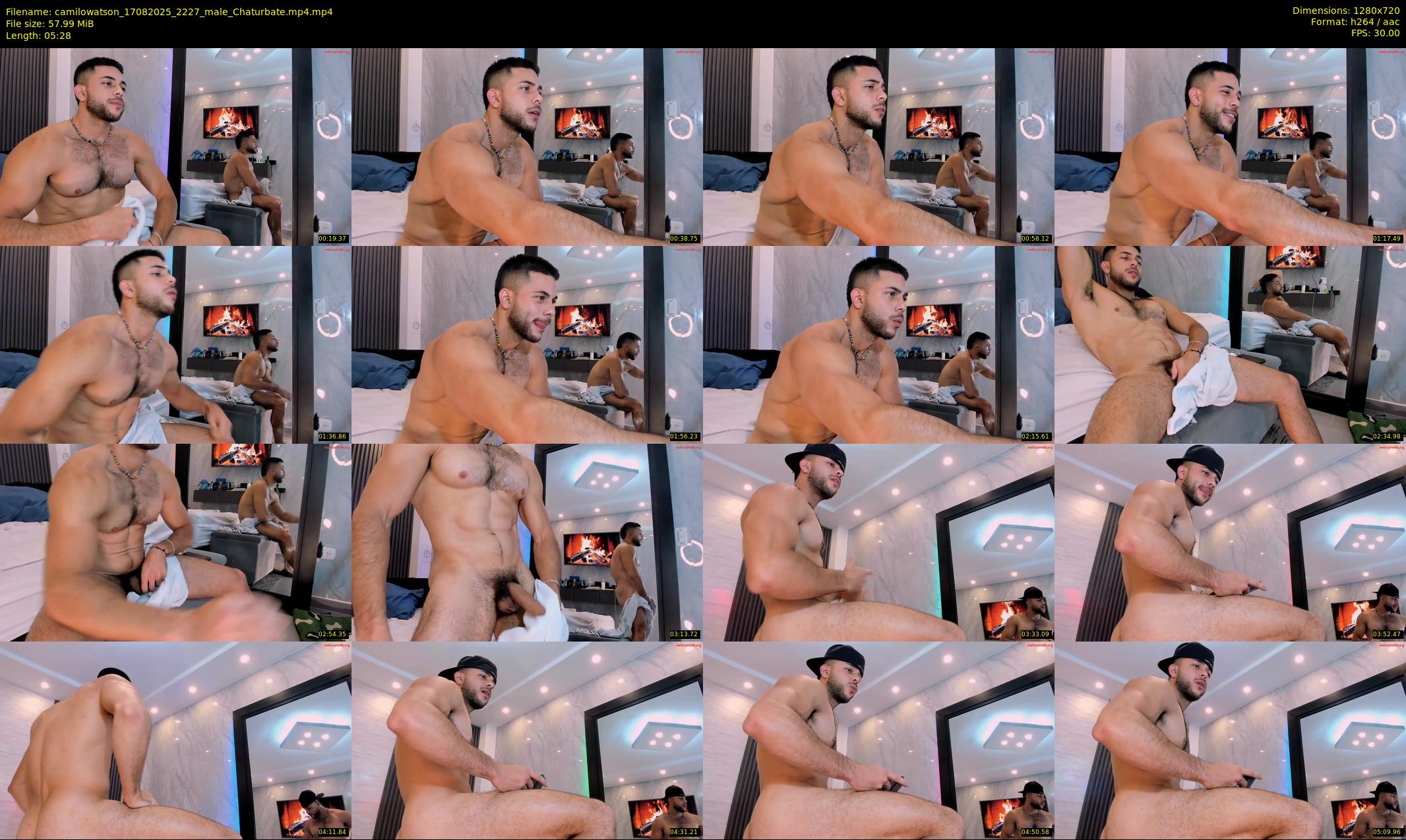 camilowatson — 6 minute Chaturbate male cam show recording, 720p, Aug 17, 2025