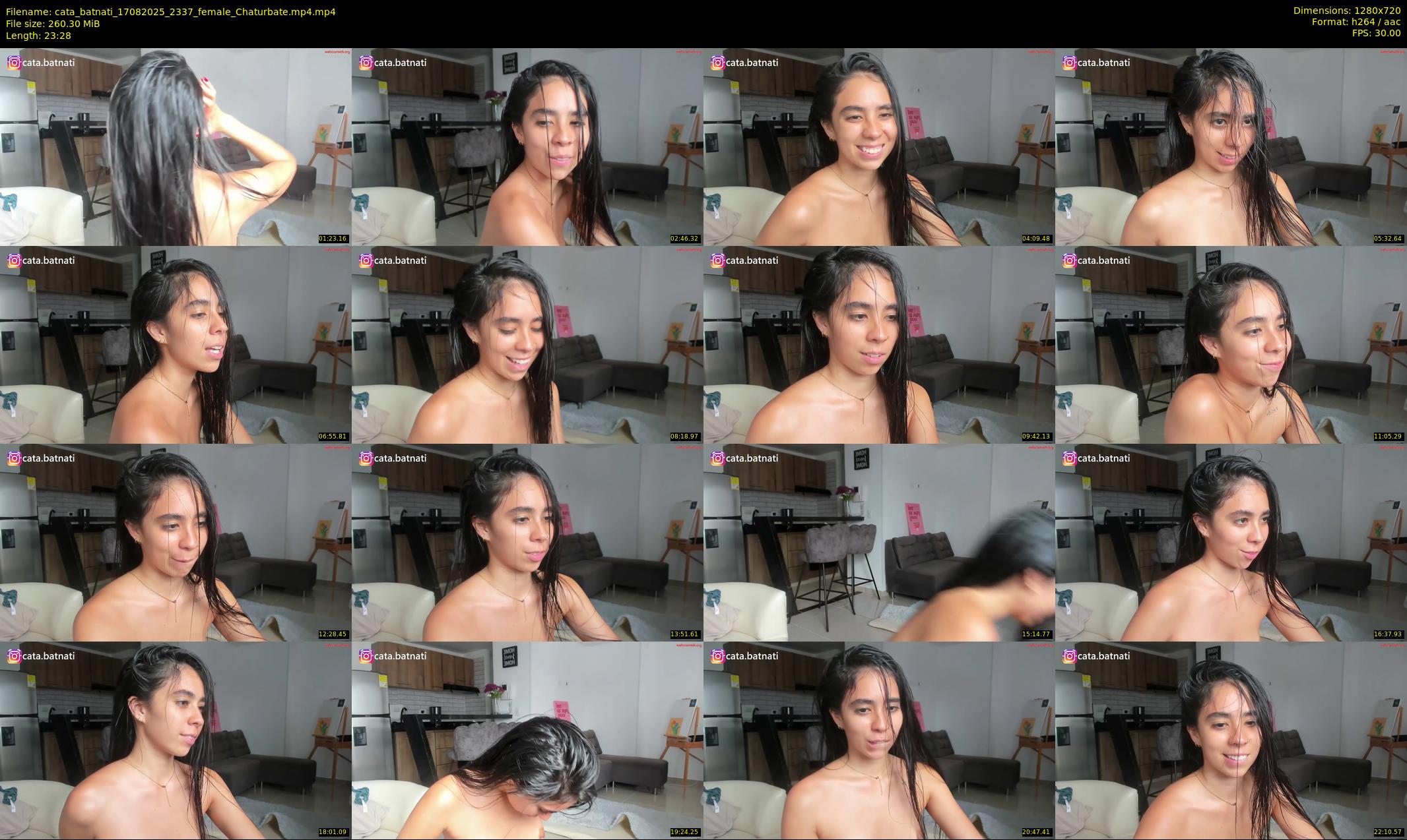 cata_batnati — 24 minute Chaturbate female cam show recording, 720p, Aug 17, 2025