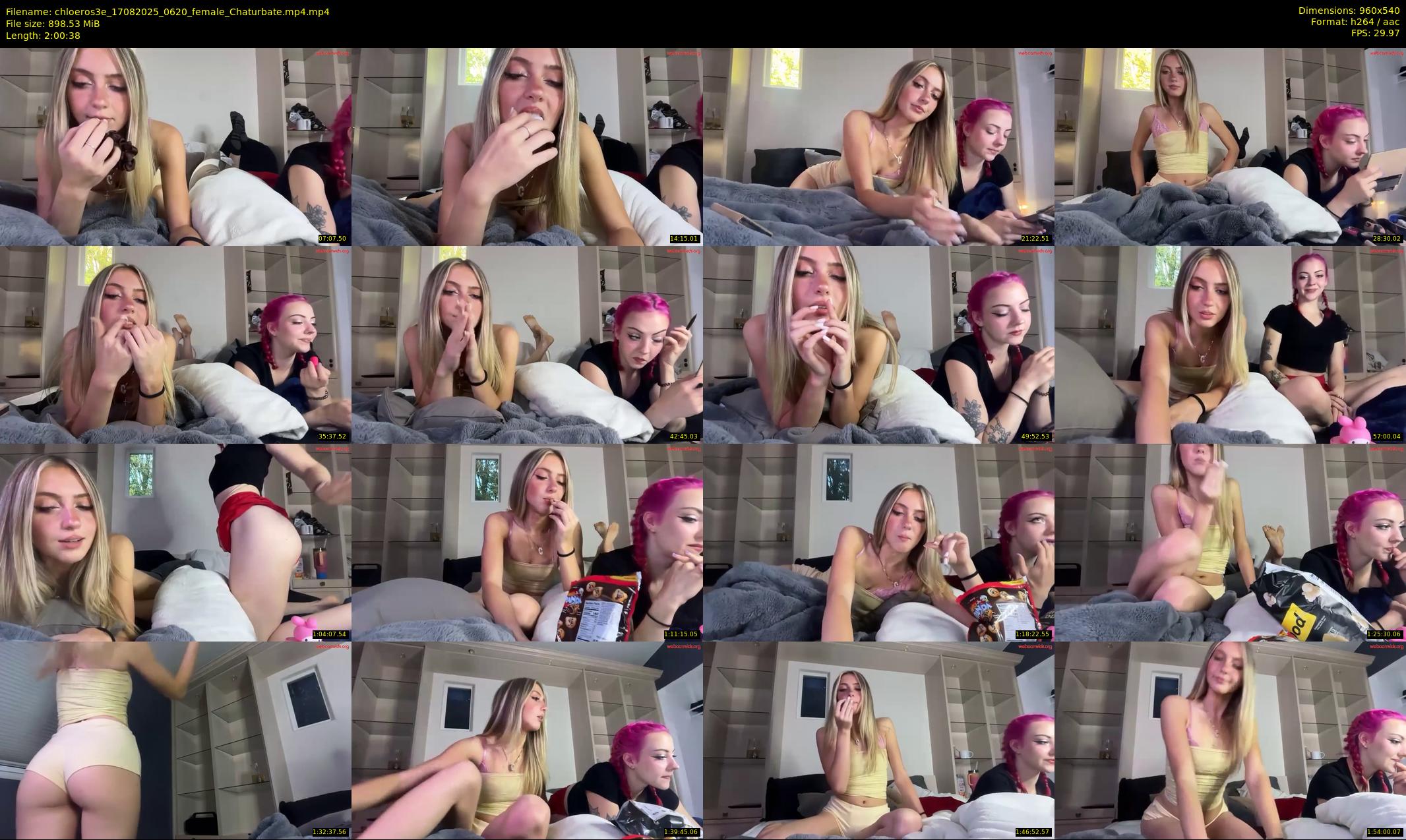 chloeros3e — 121 minute Chaturbate female cam show recording, 480p, Aug 17, 2025