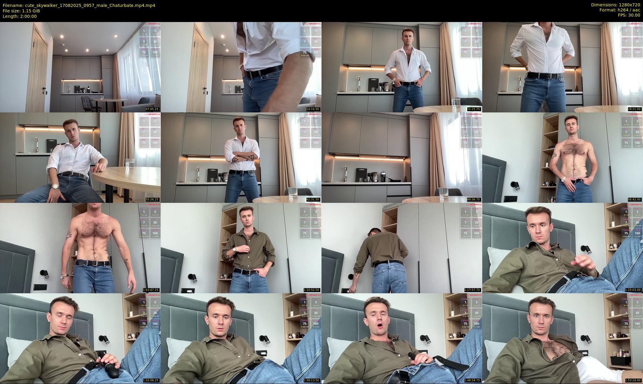 cute_skywalker — 120 minute Chaturbate male cam show recording, 720p, Aug 17, 2025