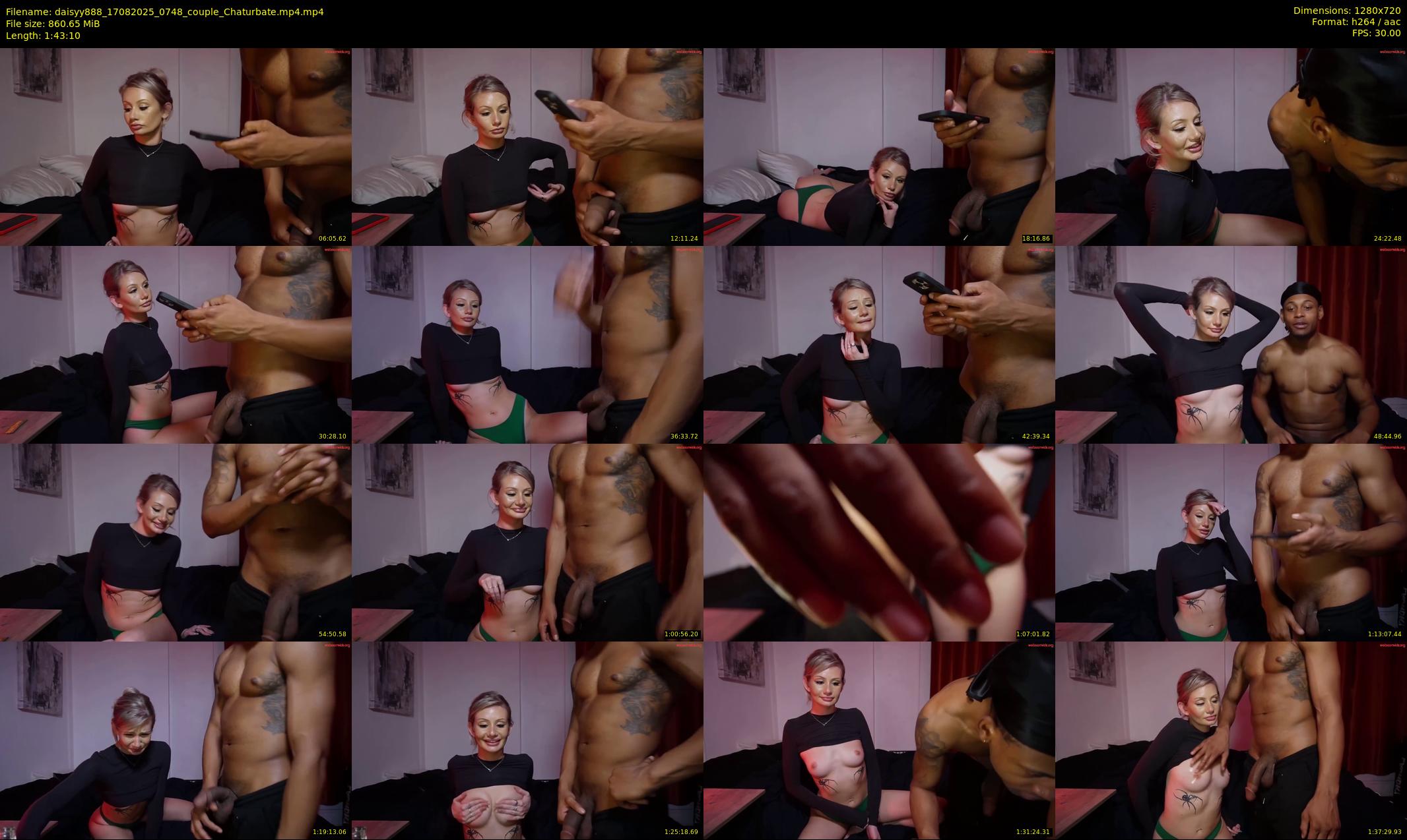daisyy888 — 104 minute Chaturbate couple cam show recording, 720p, Aug 17, 2025