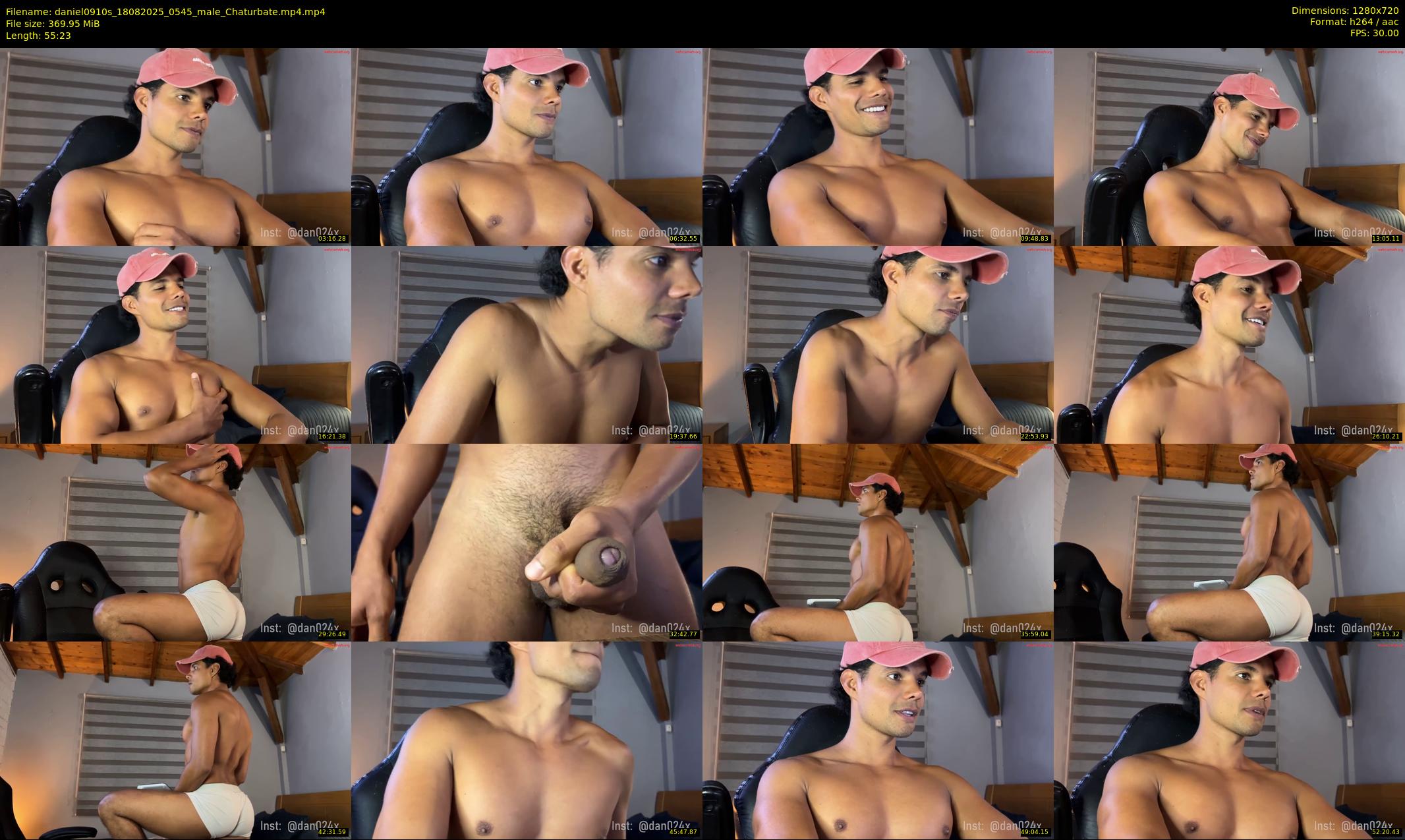 daniel0910s — 56 minute Chaturbate male cam show recording, 720p, Aug 18, 2025
