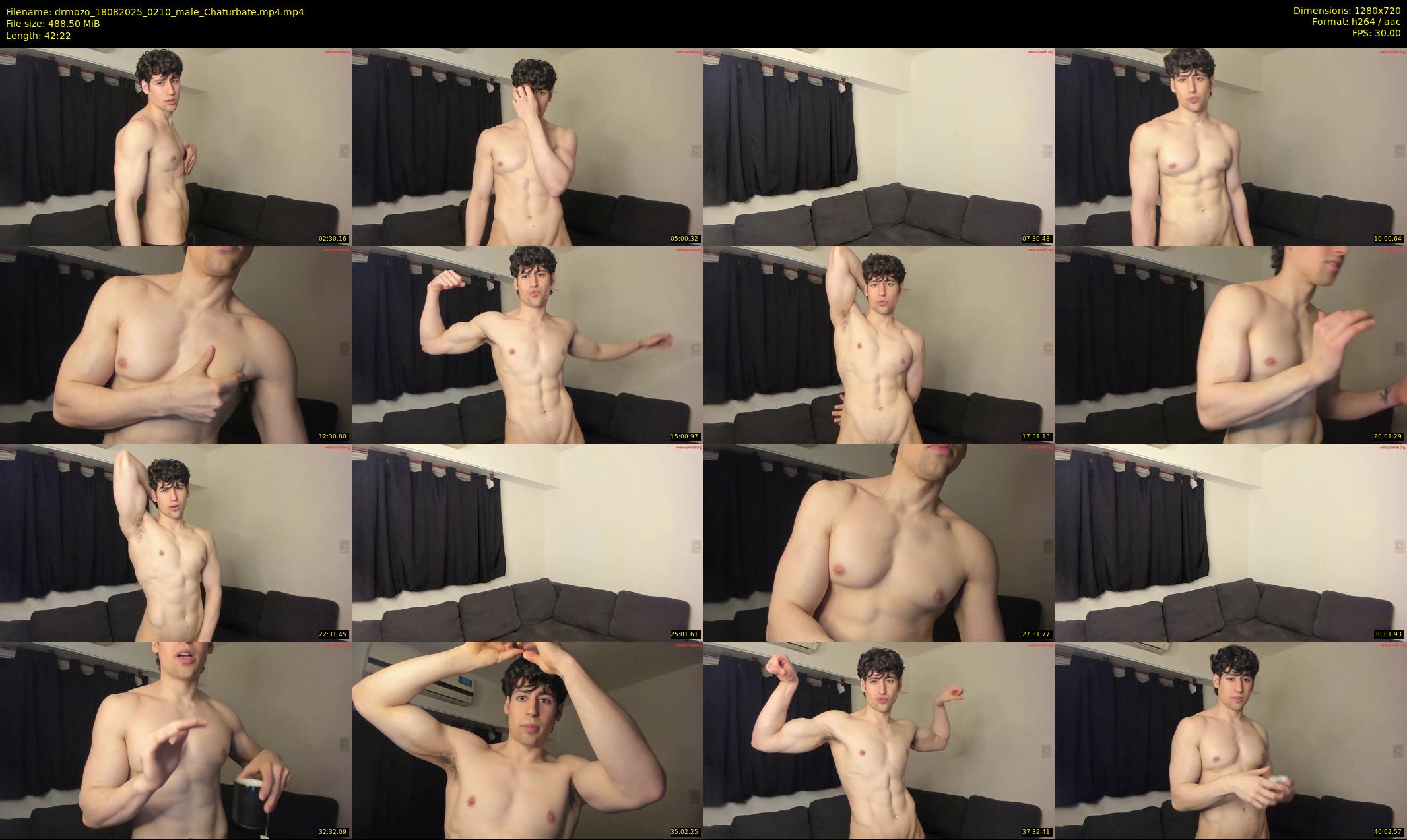 drmozo — 43 minute Chaturbate male cam show recording, 720p, Aug 18, 2025