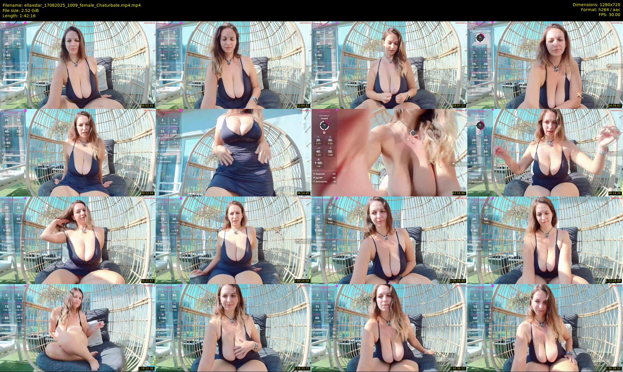 ellaxstar — 103 minute Chaturbate female cam show recording, 720p, Aug 17, 2025