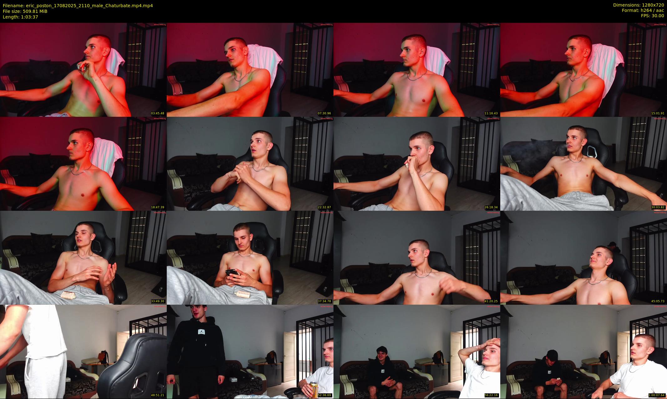 eric_poston — 64 minute Chaturbate male cam show recording, 720p, Aug 17, 2025