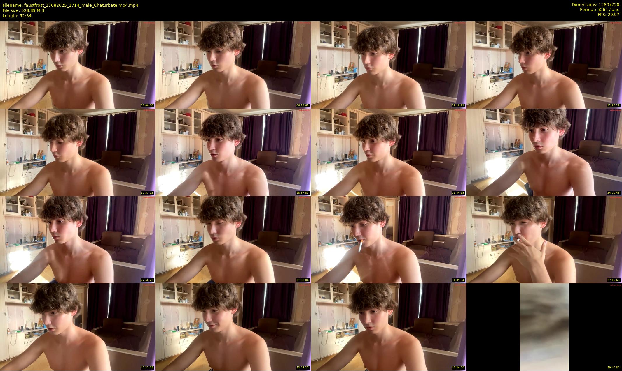 faustfrost — 53 minute Chaturbate male cam show recording, 720p, Aug 17, 2025