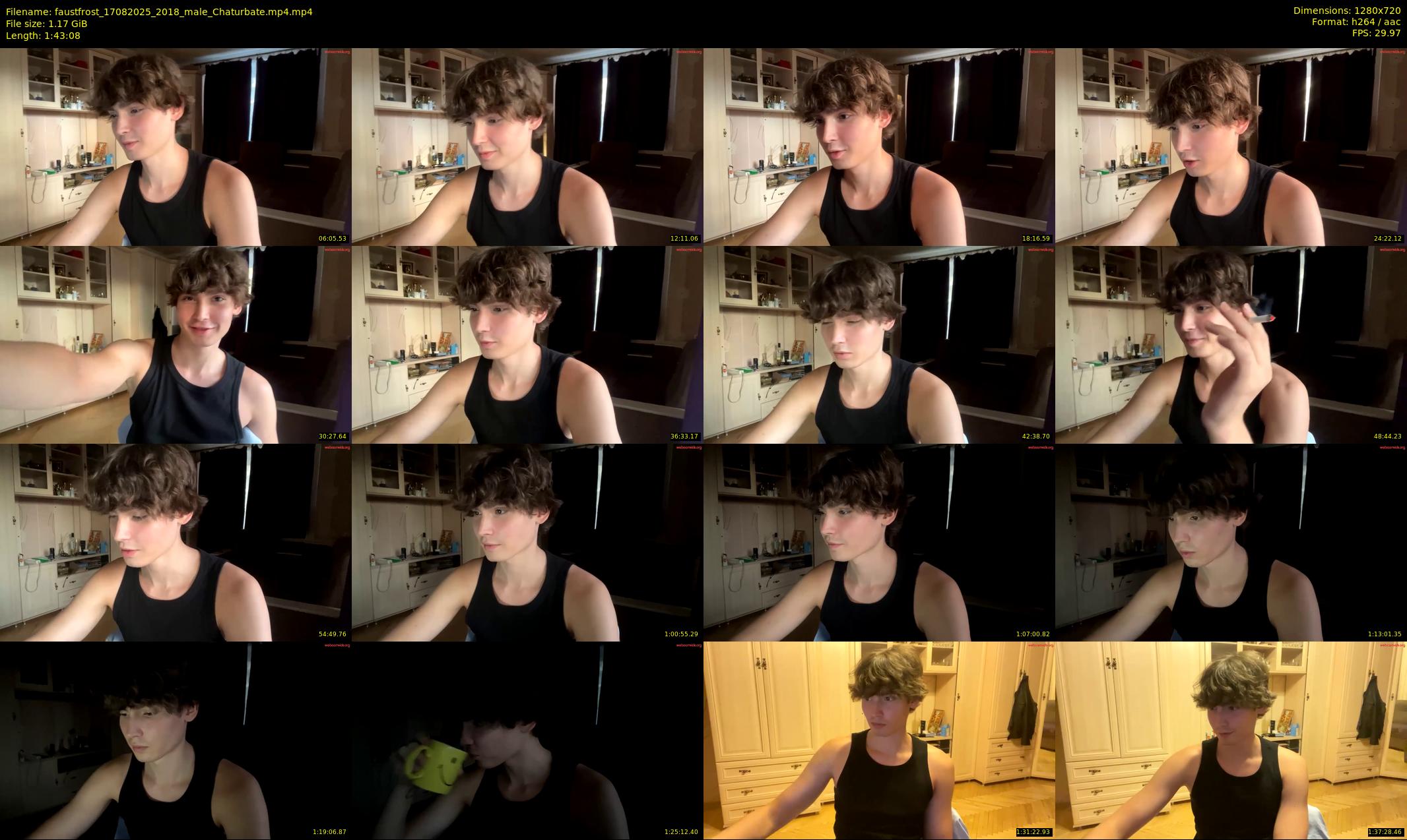 faustfrost — 104 minute Chaturbate male cam show recording, 720p, Aug 17, 2025