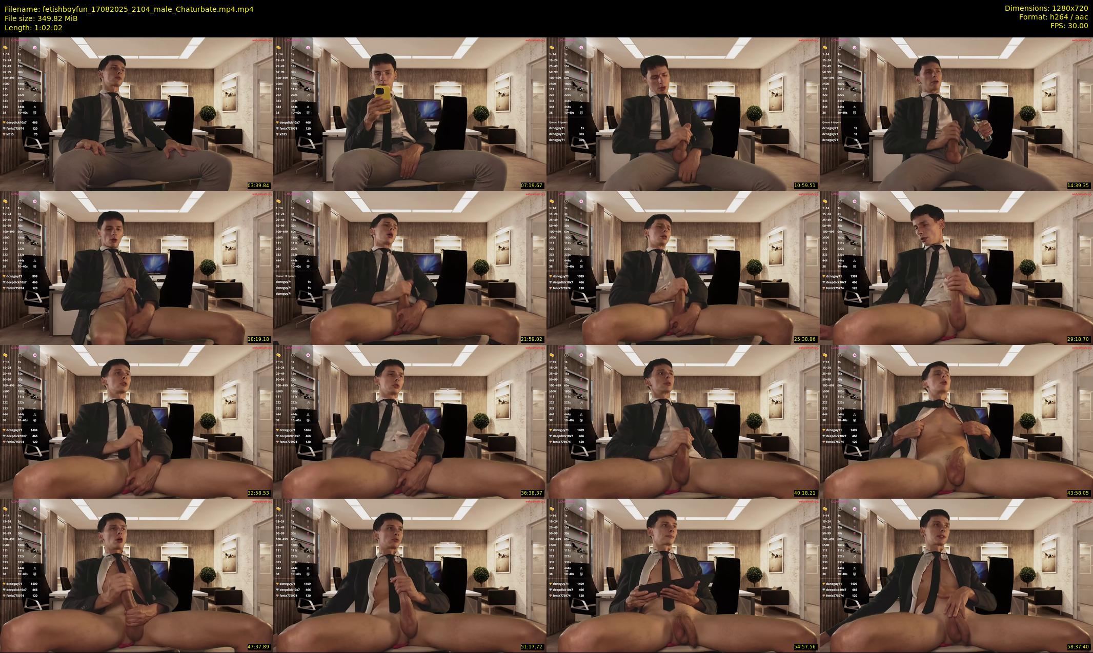 fetishboyfun — 63 minute Chaturbate male cam show recording, 720p, Aug 17, 2025