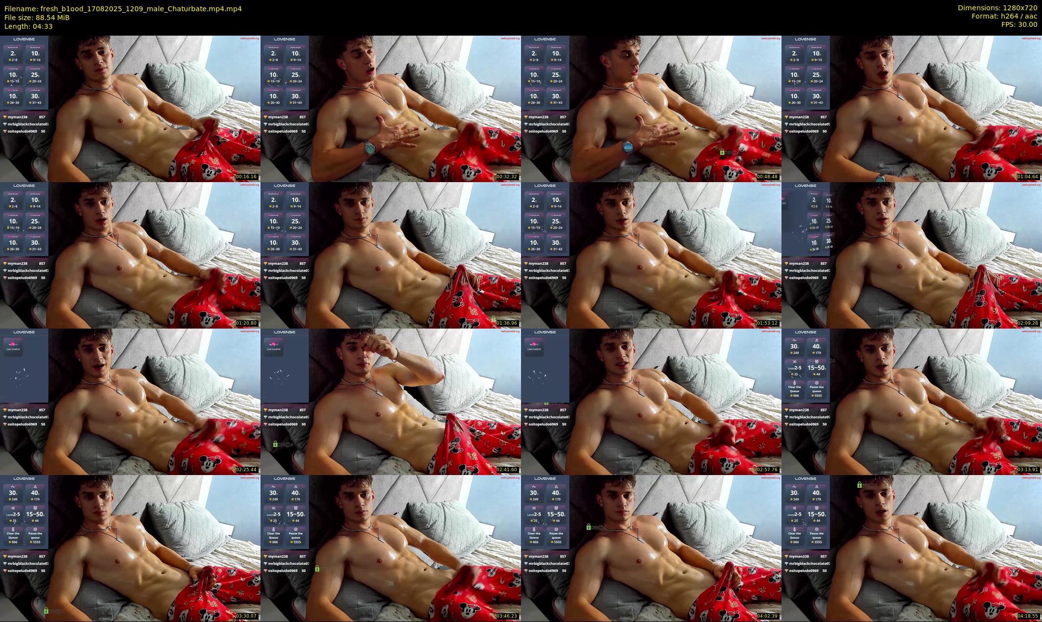 fresh_b1ood — 5 minute Chaturbate male cam show recording, 720p, Aug 17, 2025