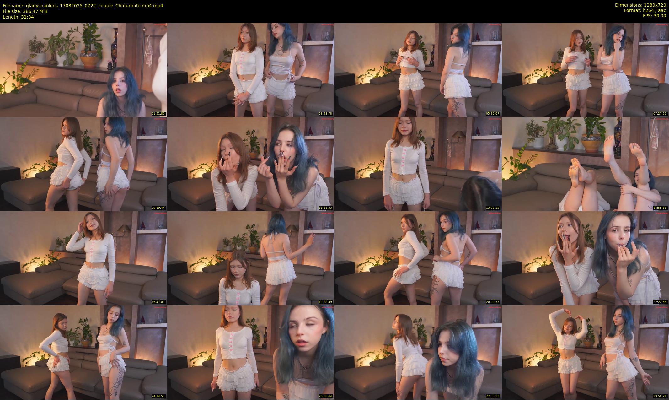 gladyshankins — 32 minute Chaturbate female cam show recording, 720p, Aug 17, 2025