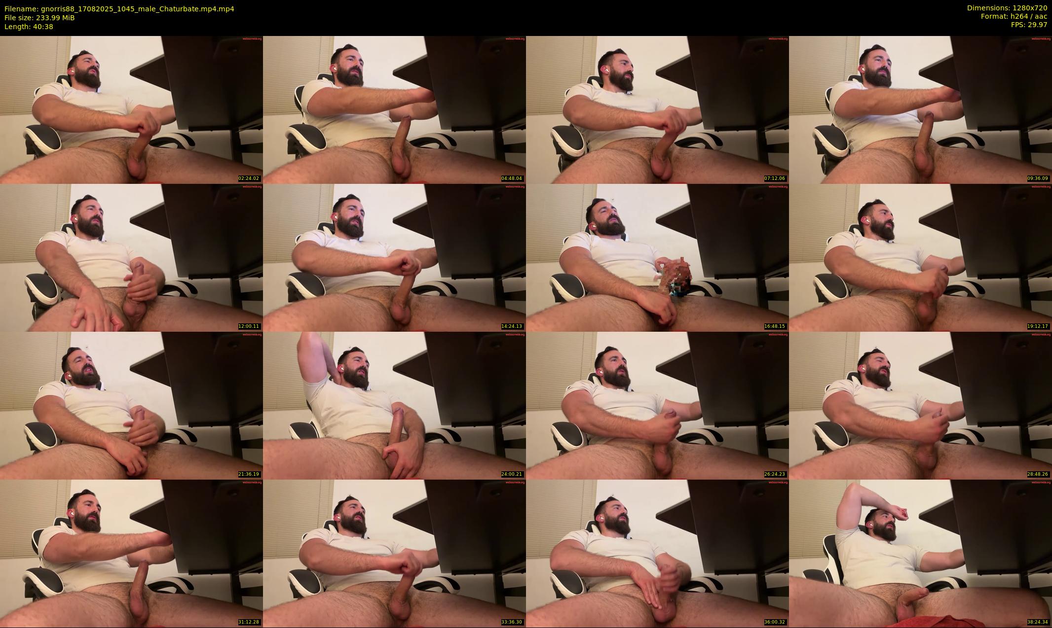 gnorris88 — 41 minute Chaturbate male cam show recording, 720p, Aug 17, 2025