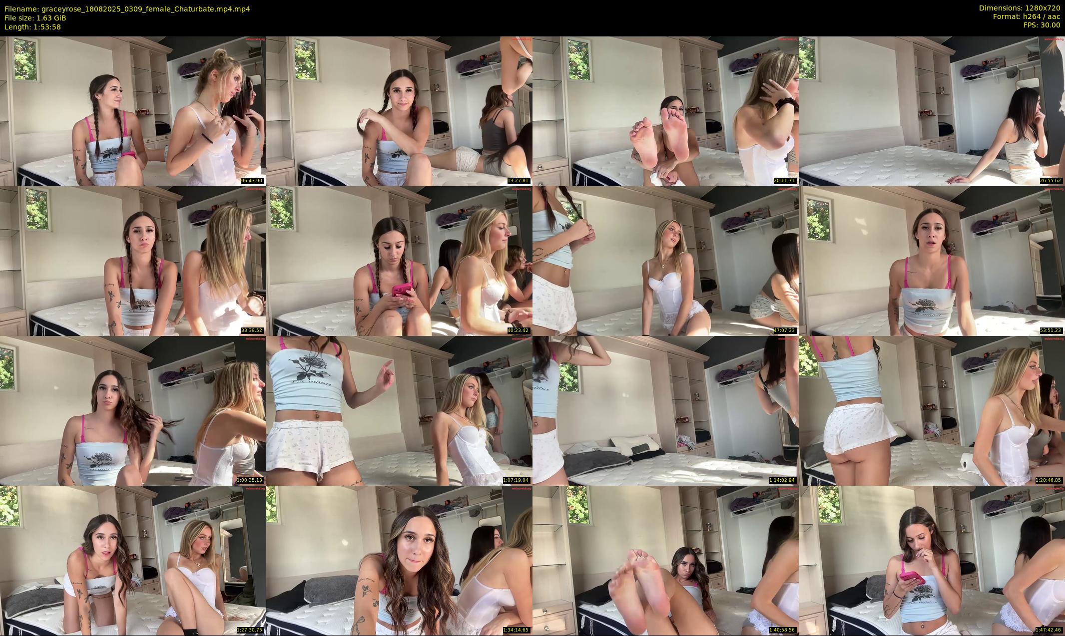 graceyrose — 114 minute Chaturbate female cam show recording, 720p, Aug 18, 2025