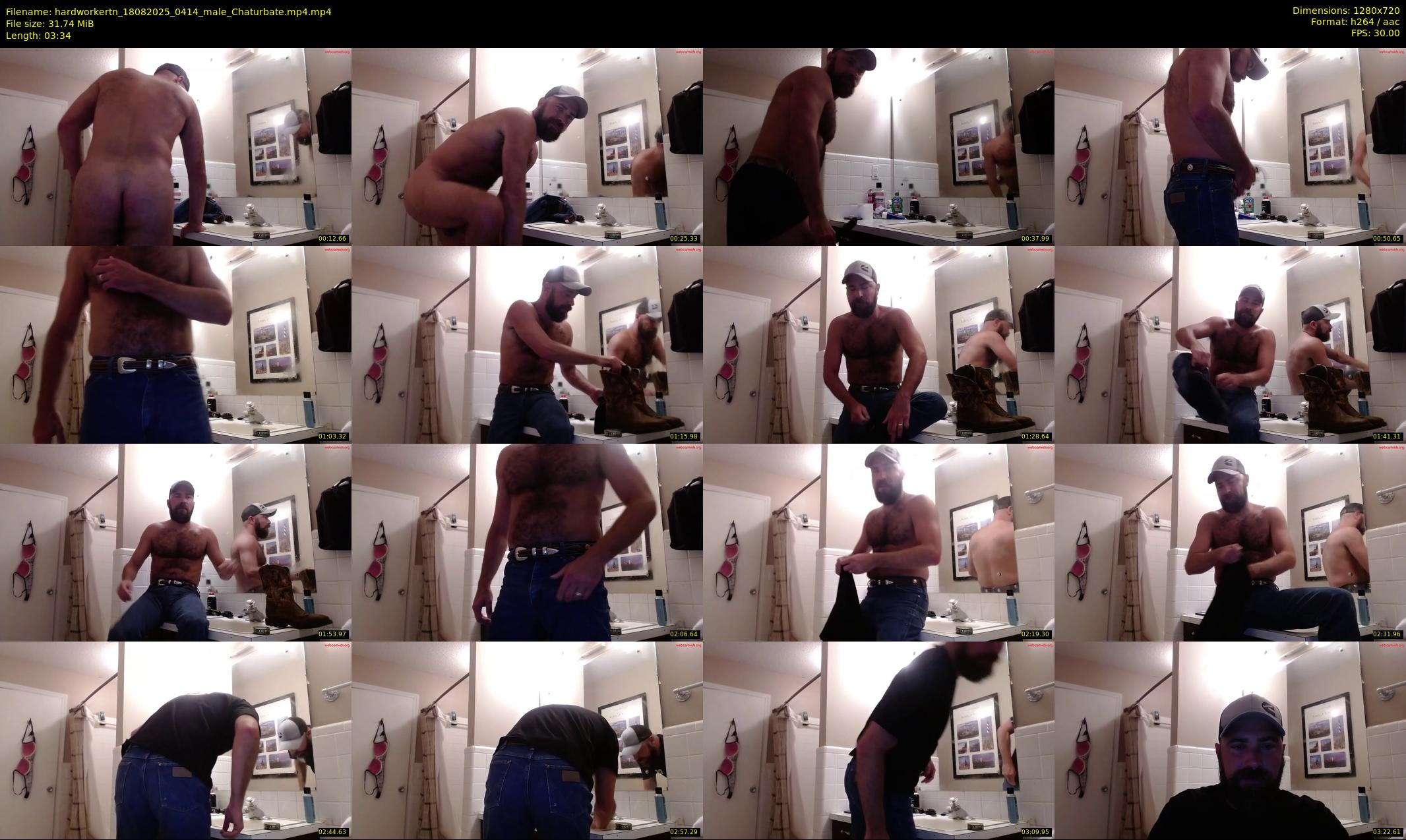 hardworkertn — 4 minute Chaturbate male cam show recording, 720p, Aug 18, 2025