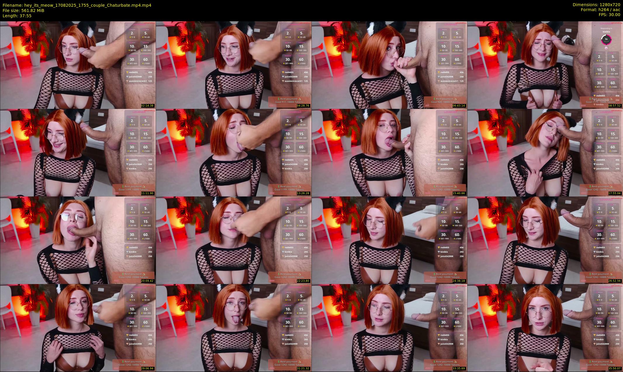 hey_its_meow — 38 minute Chaturbate couple cam show recording, 720p, Aug 17, 2025