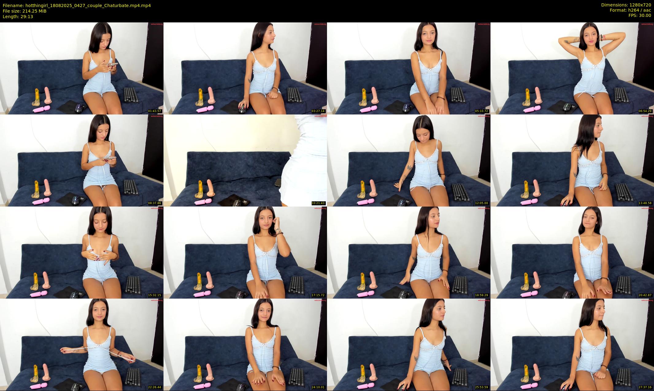 hotthingirl — 30 minute Chaturbate couple cam show recording, 720p, Aug 18, 2025
