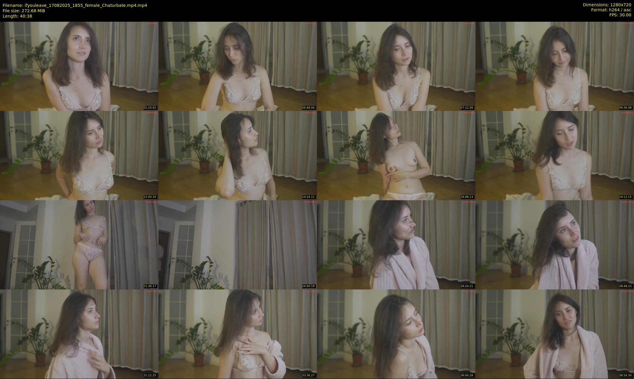 ifyouleave — 41 minute Chaturbate female cam show recording, 720p, Aug 17, 2025