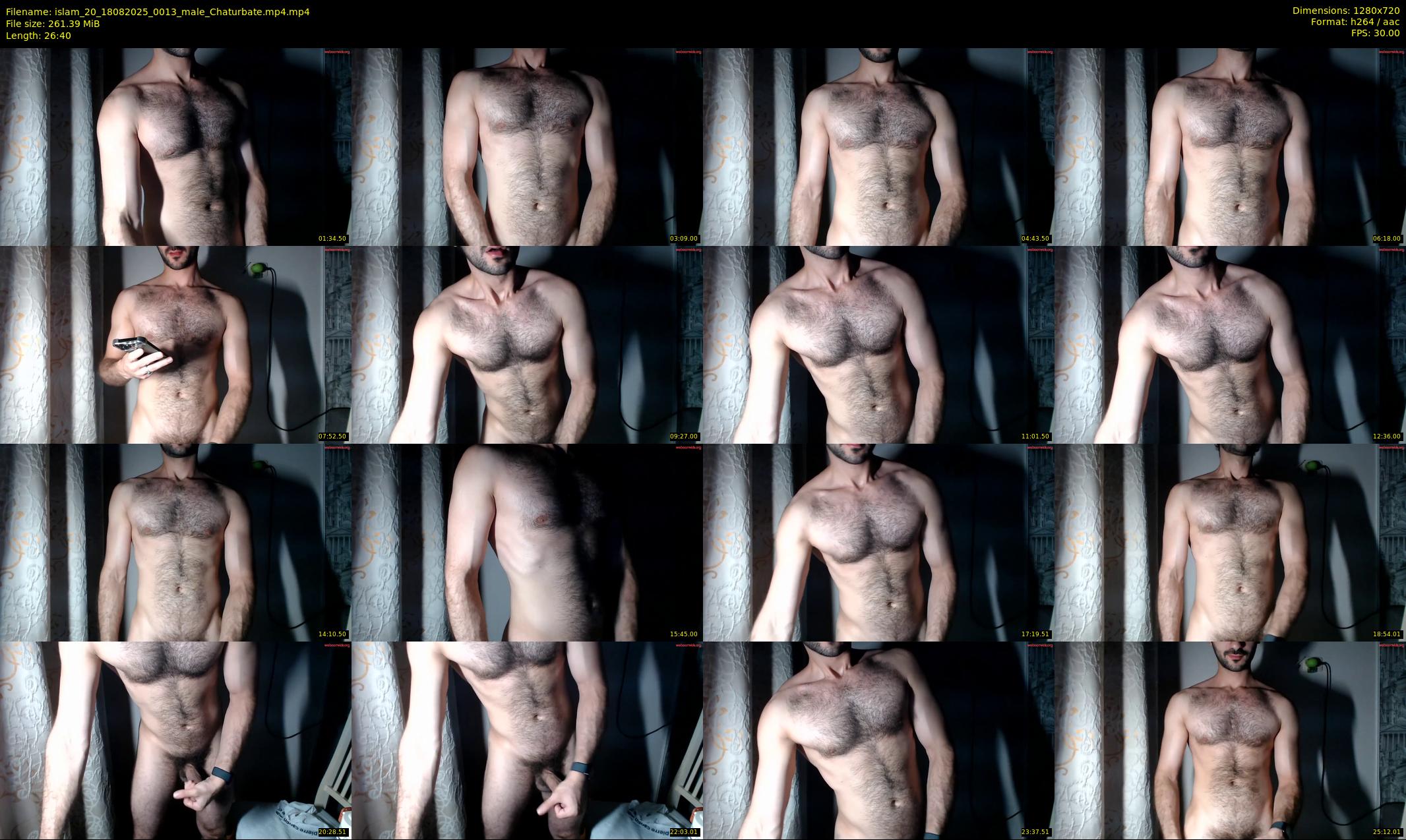 islam_20 — 27 minute Chaturbate male cam show recording, 720p, Aug 18, 2025
